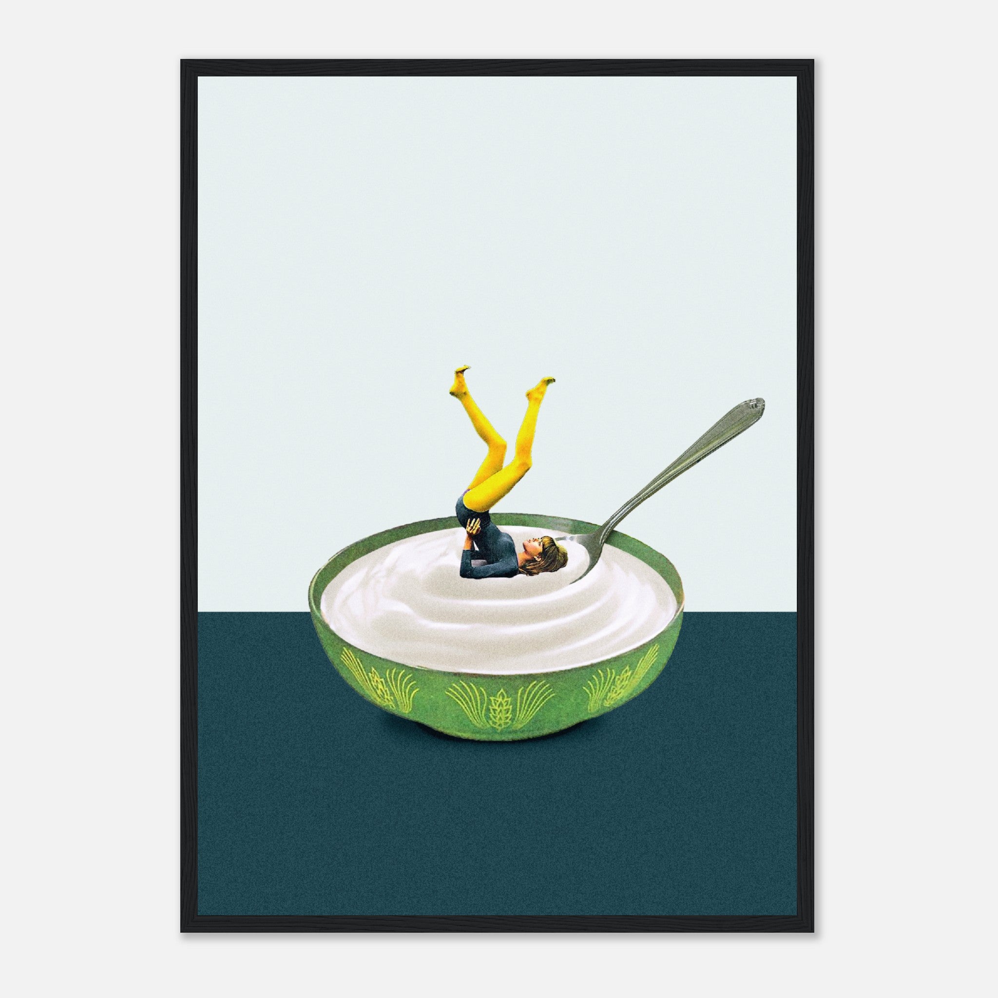 Yoga In My Yogurt Poster