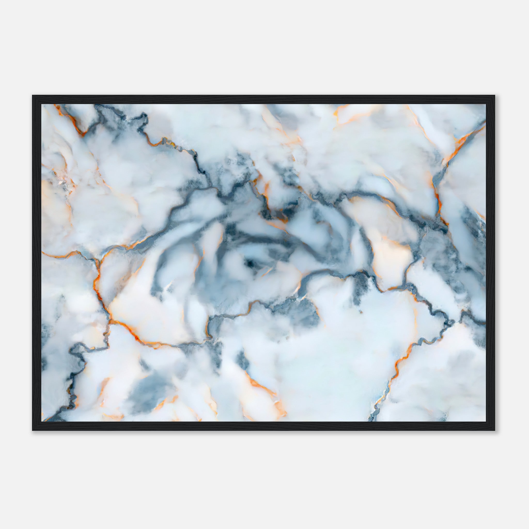 Slovakia Marble Map Poster