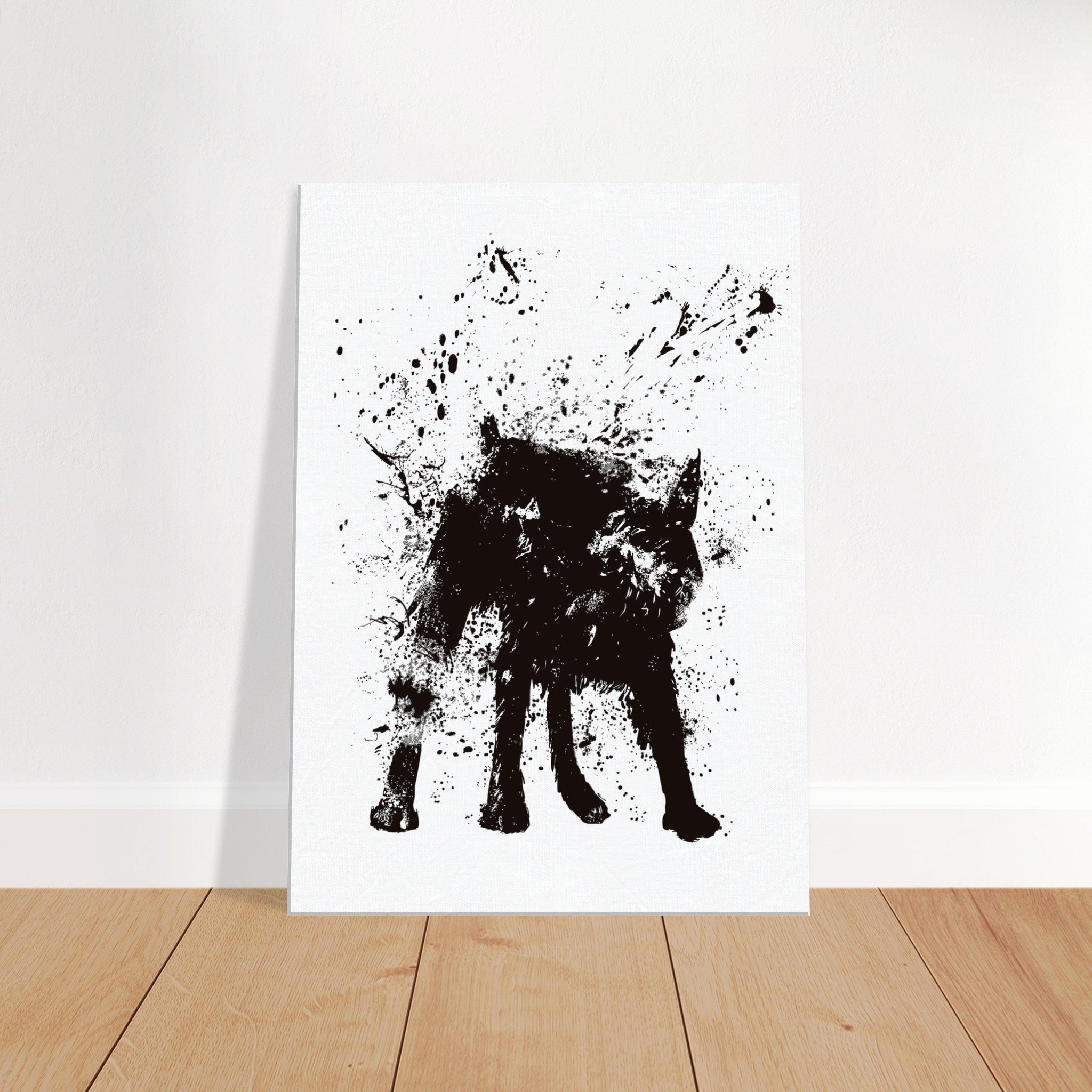Wet Dog Canvas