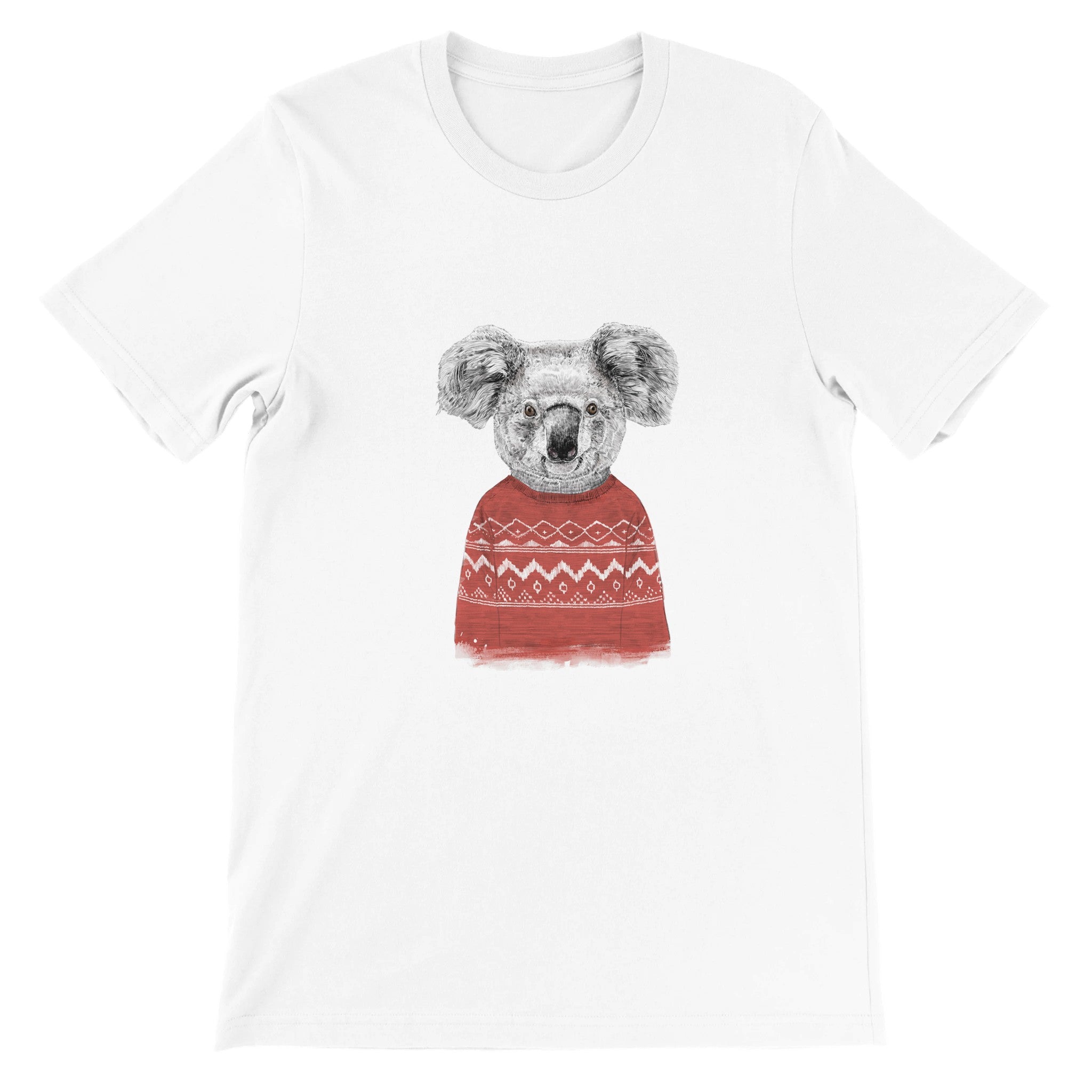 Winter Koala Crewneck T-shirt - Optimalprint