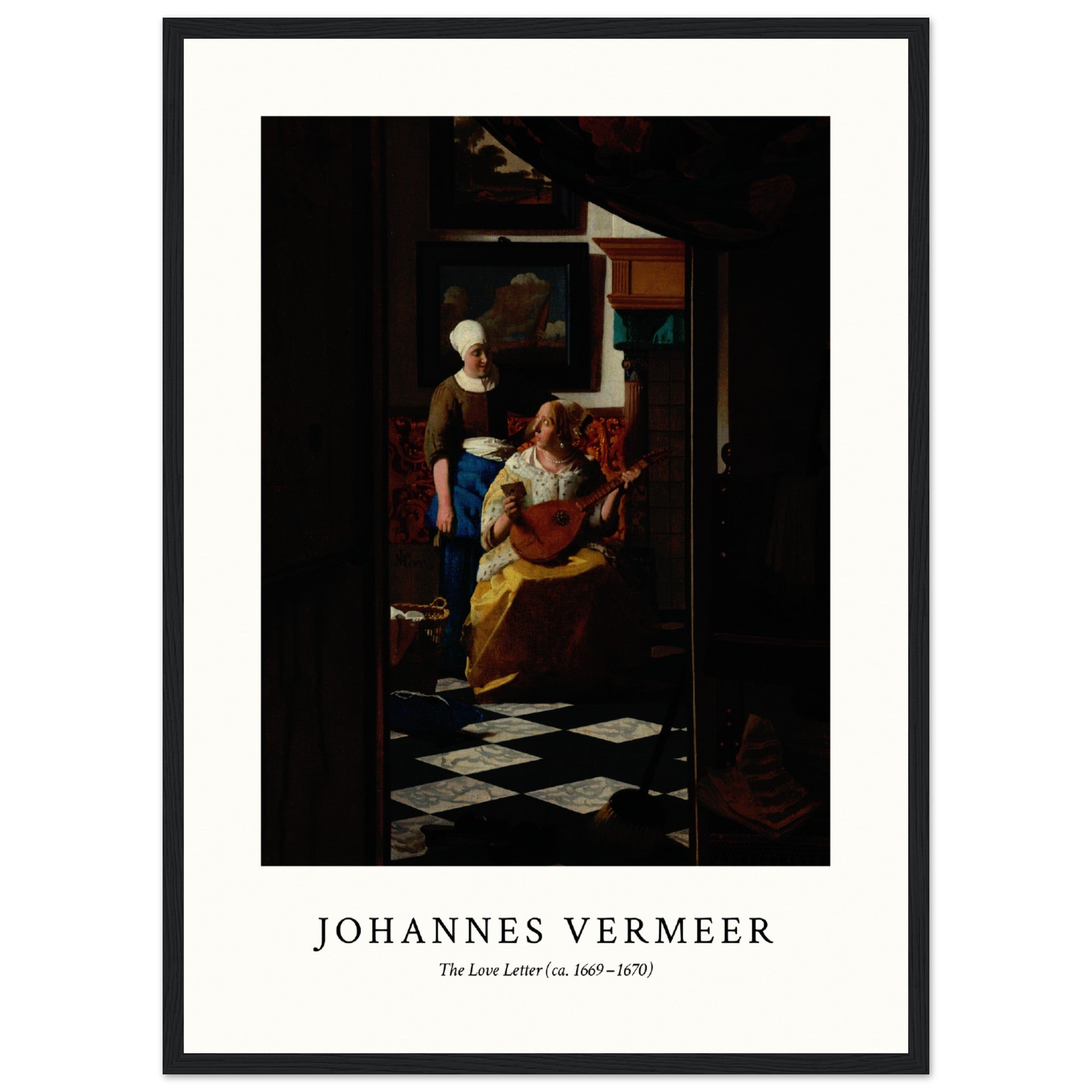 Johannes Vermeer V Poster