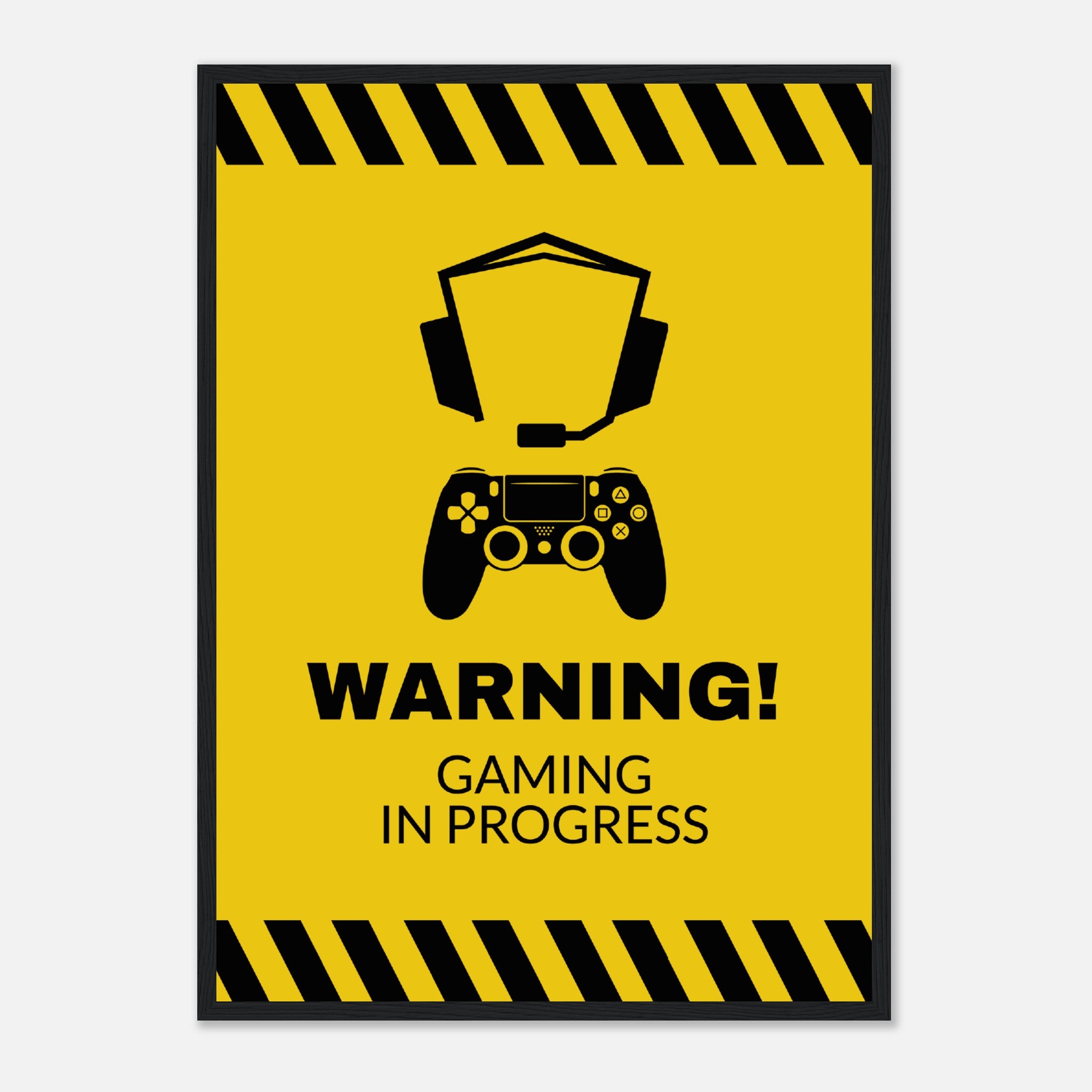 Gaming In Progress Yellow 2 Poster