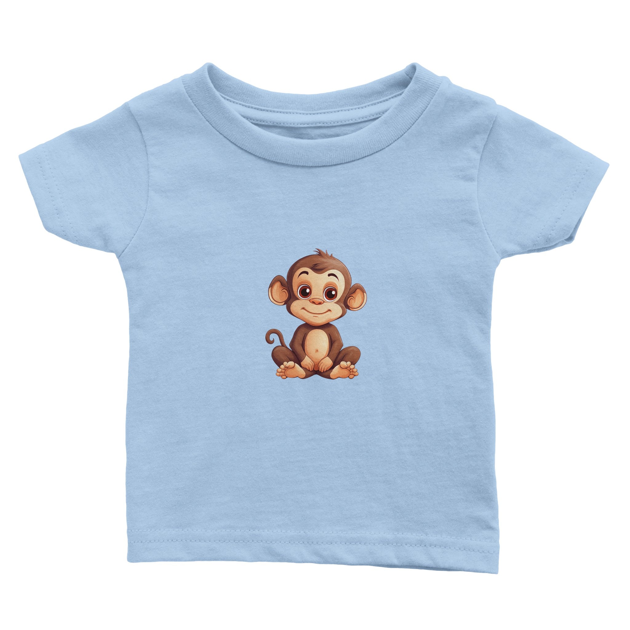Cheerful Chimp Buddy Baby Crewneck T-shirt - Optimalprint