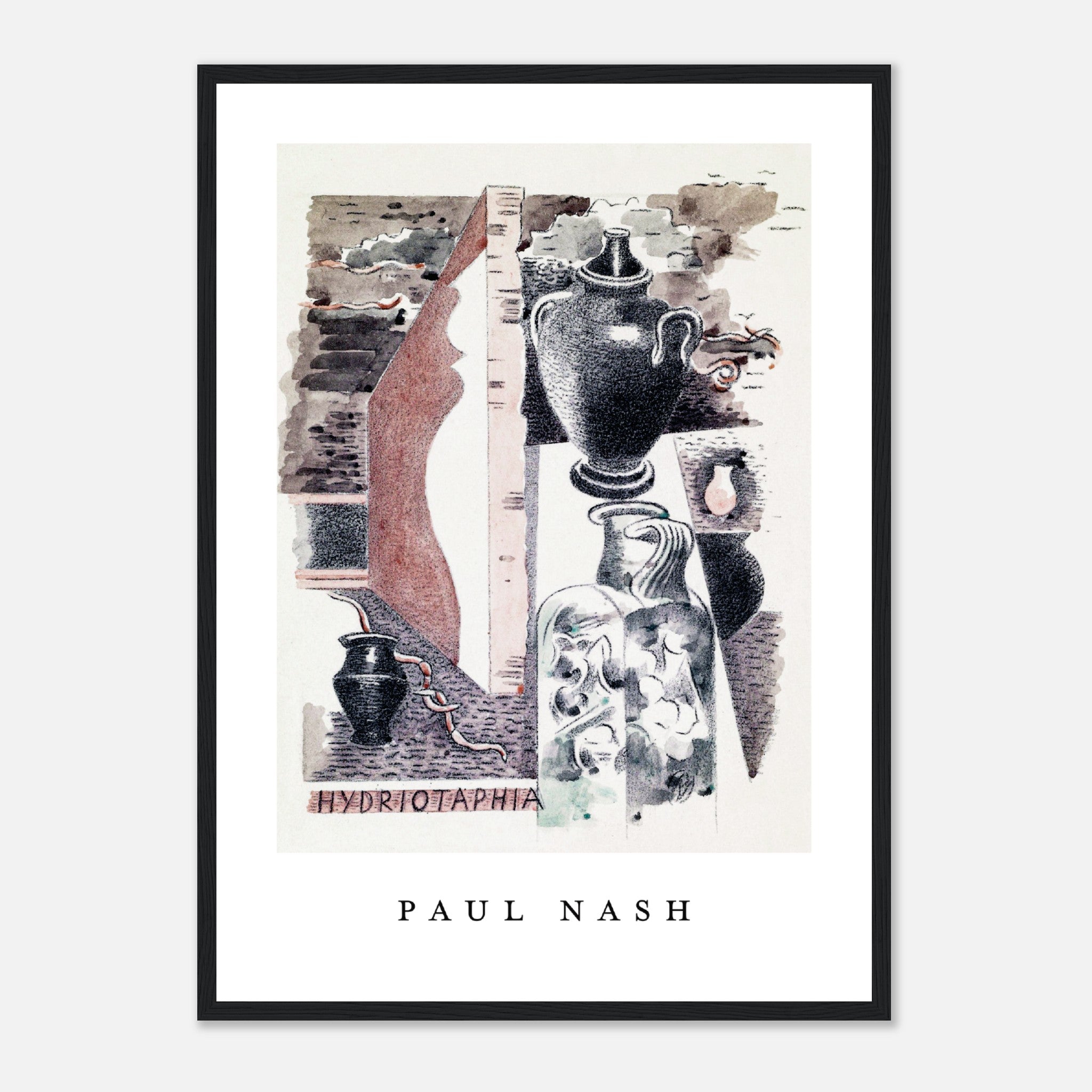 Paul Nash Hydriotaphia Poster