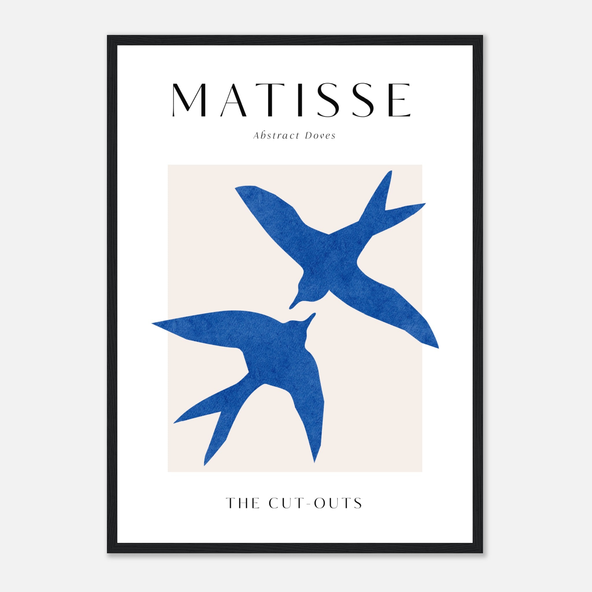 Matisse Blue Doves Poster
