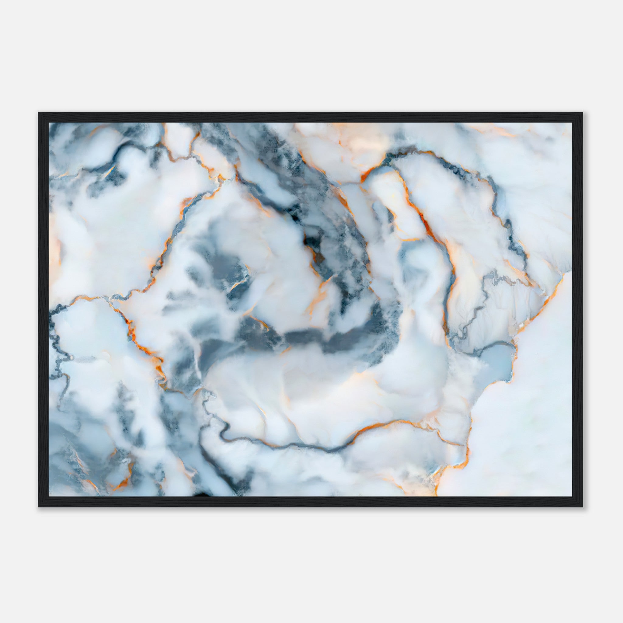 Romania Marble Map Poster