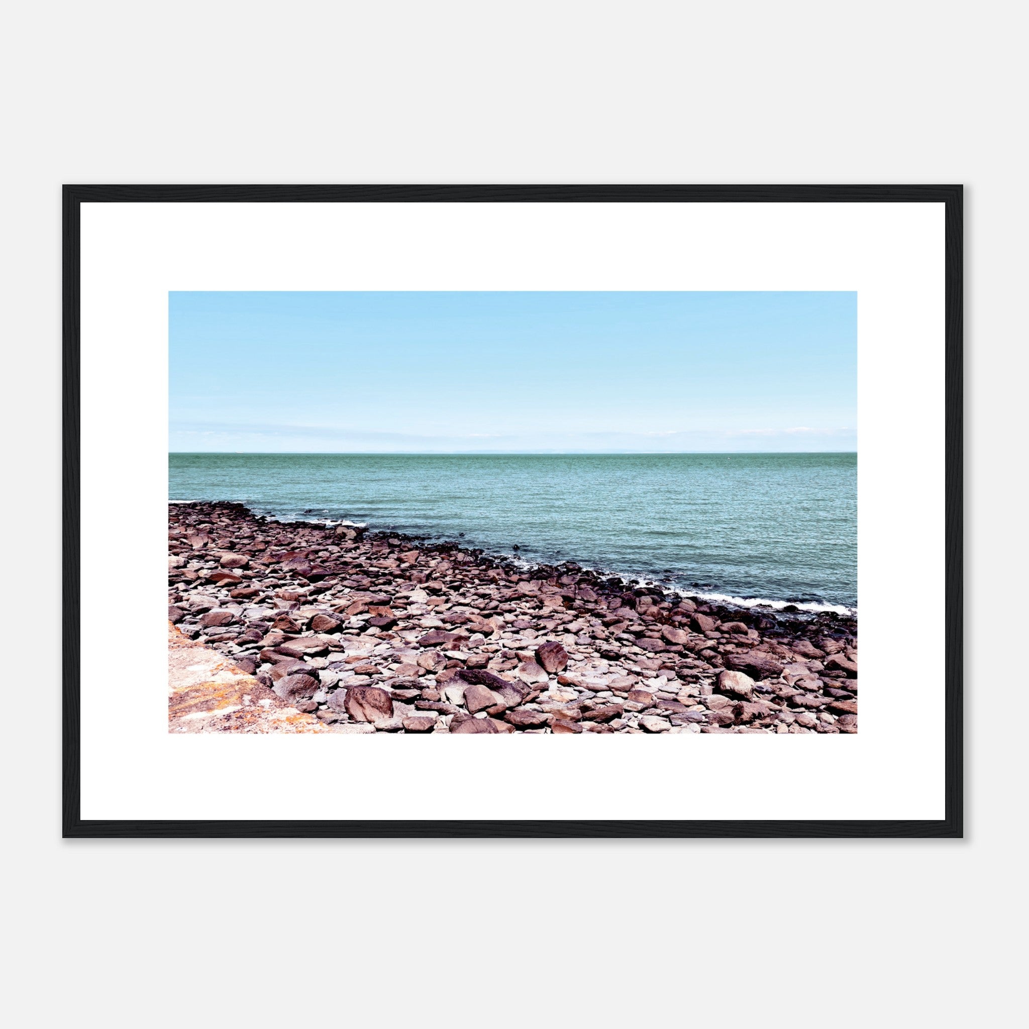 Beach Rocks At Lynmouth Bay Poster