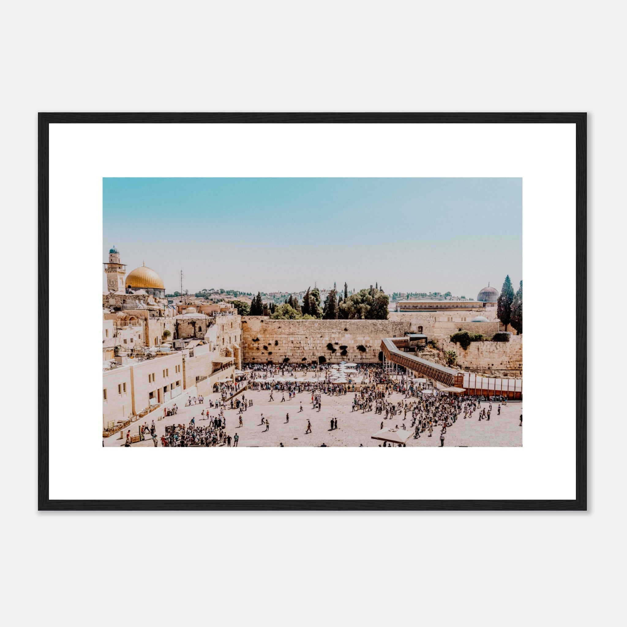 Jerusalem-Wailing Wall And Temple Mount Poster
