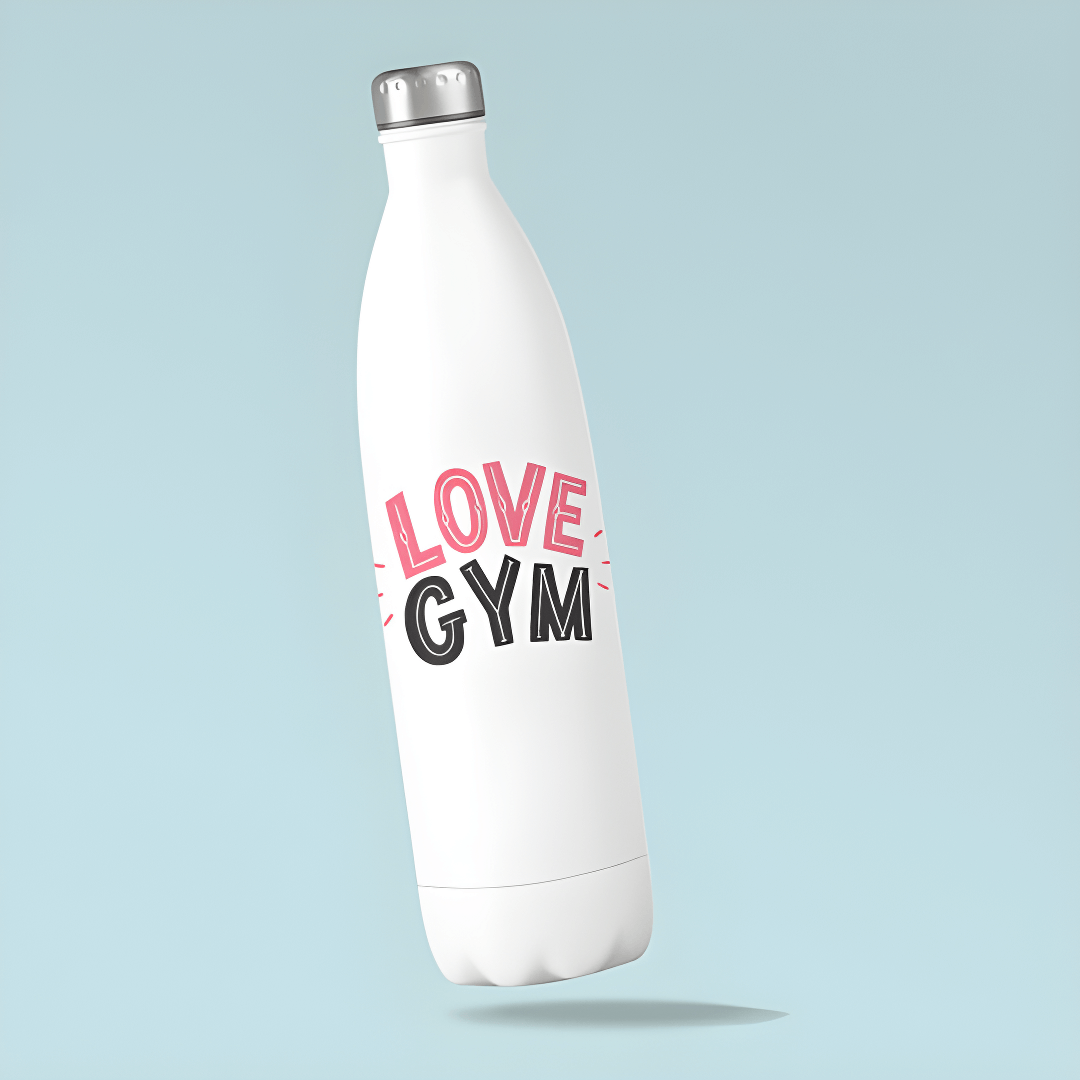 Personalized White 17oz Stainless Steel Water Bottle - Optimalprint