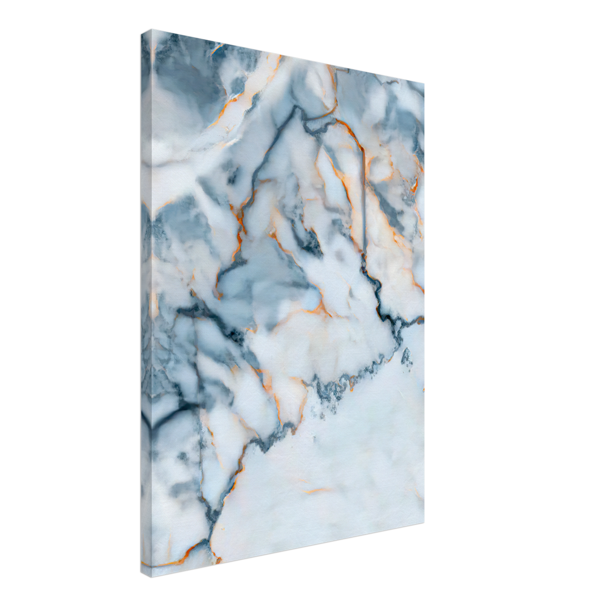 Maine Marble Map Canvas