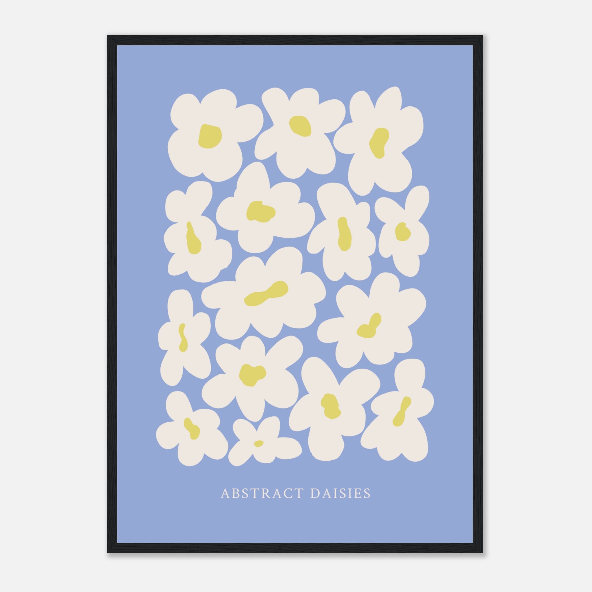 Abstract Daisies Poster