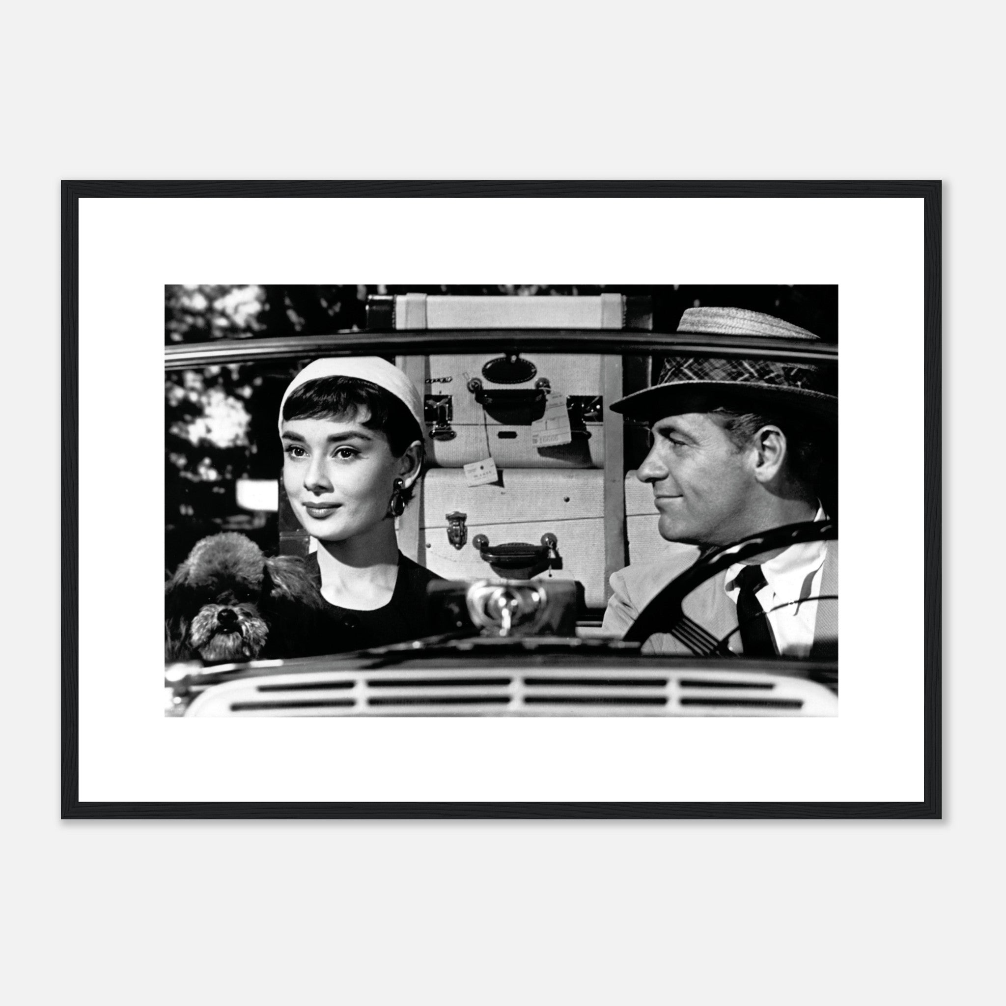 Audrey Hepburn y Humphrey Bogart Póster