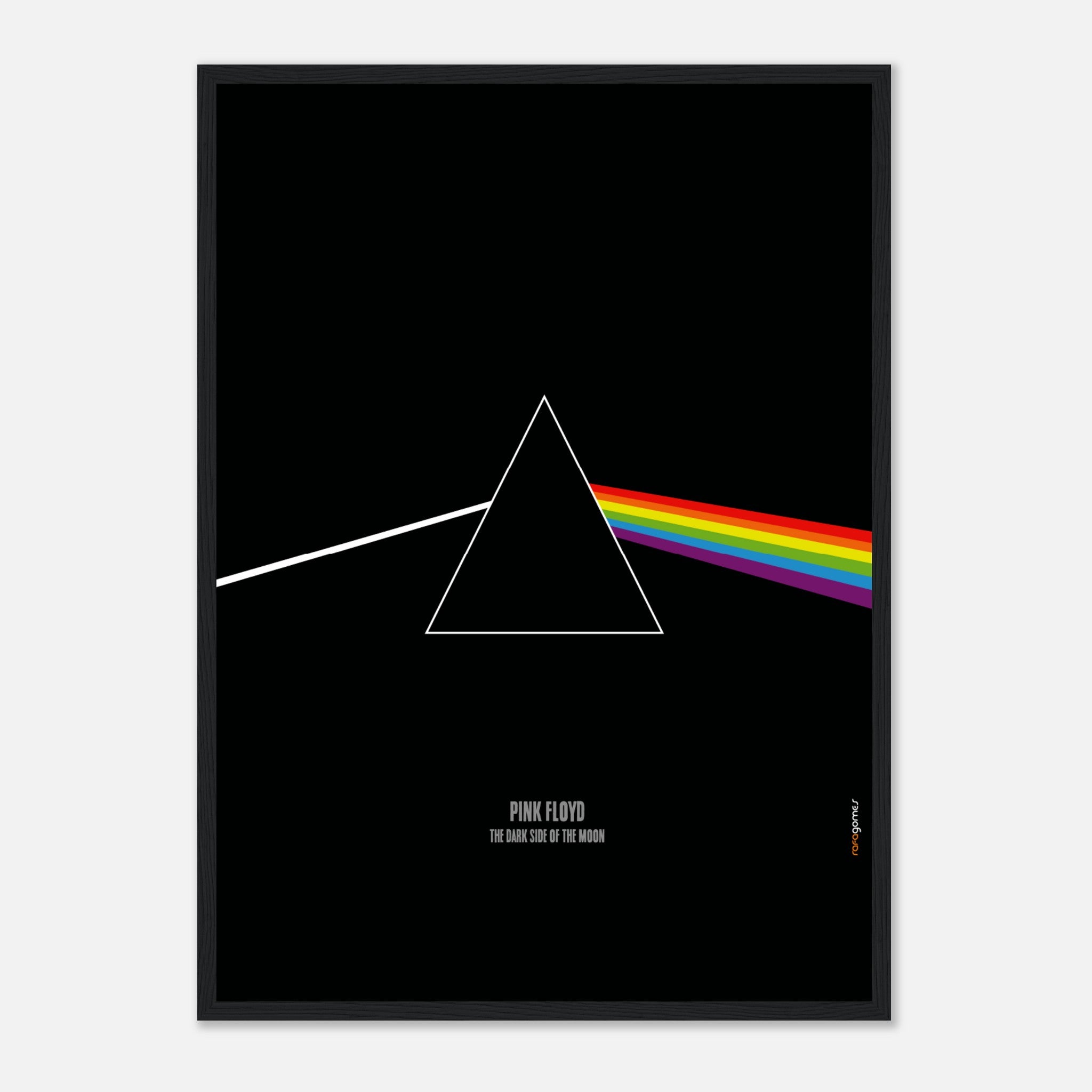 El lado oscuro de la luna Pink Floyd Póster