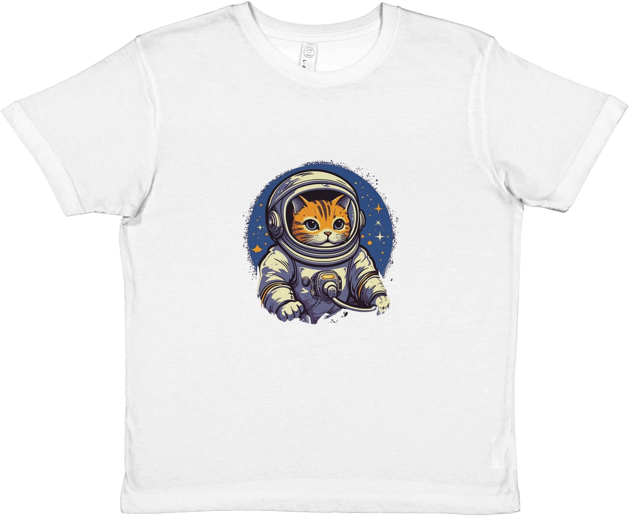 Cosmic Whisker Voyager Kids Crewneck T-shirt - Optimalprint