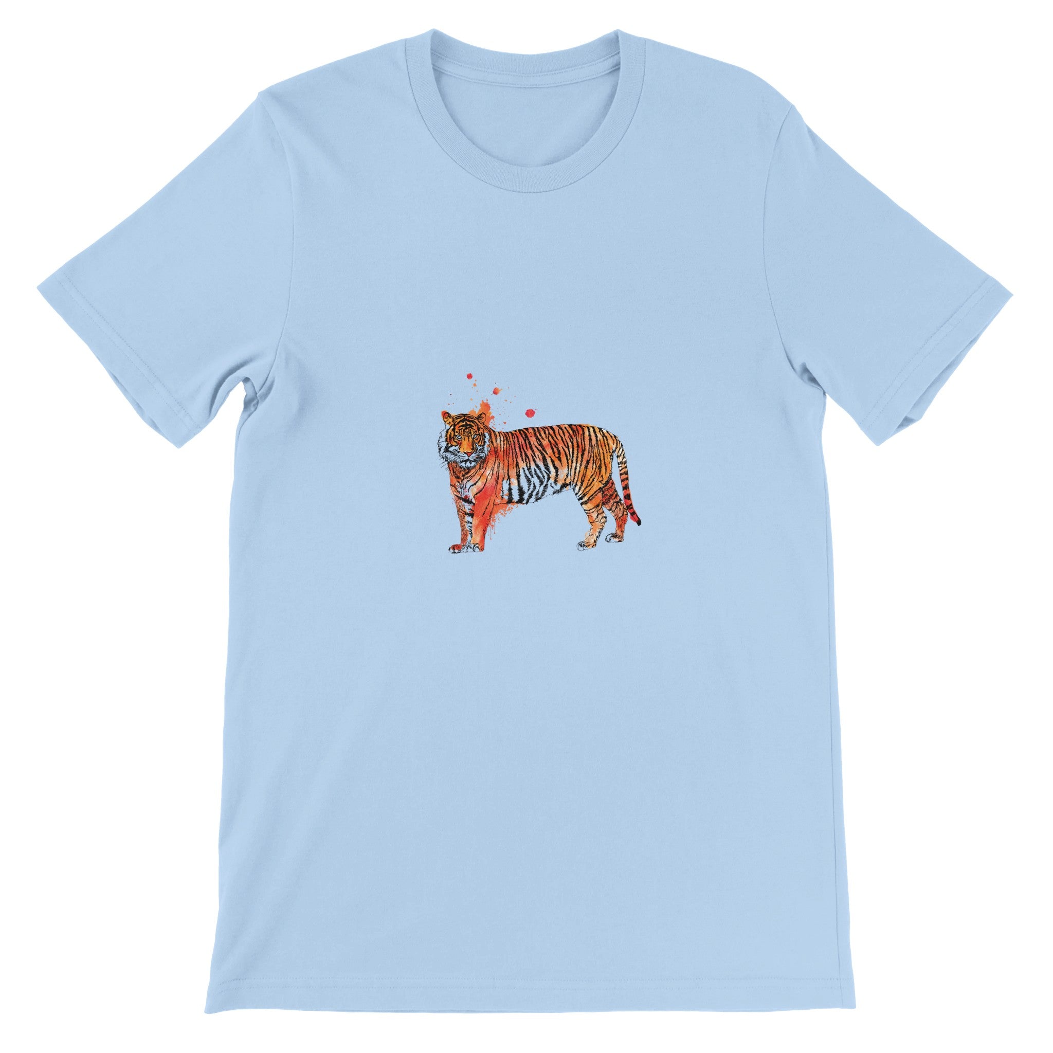 Tiger Illustration Crewneck T-shirt - Optimalprint