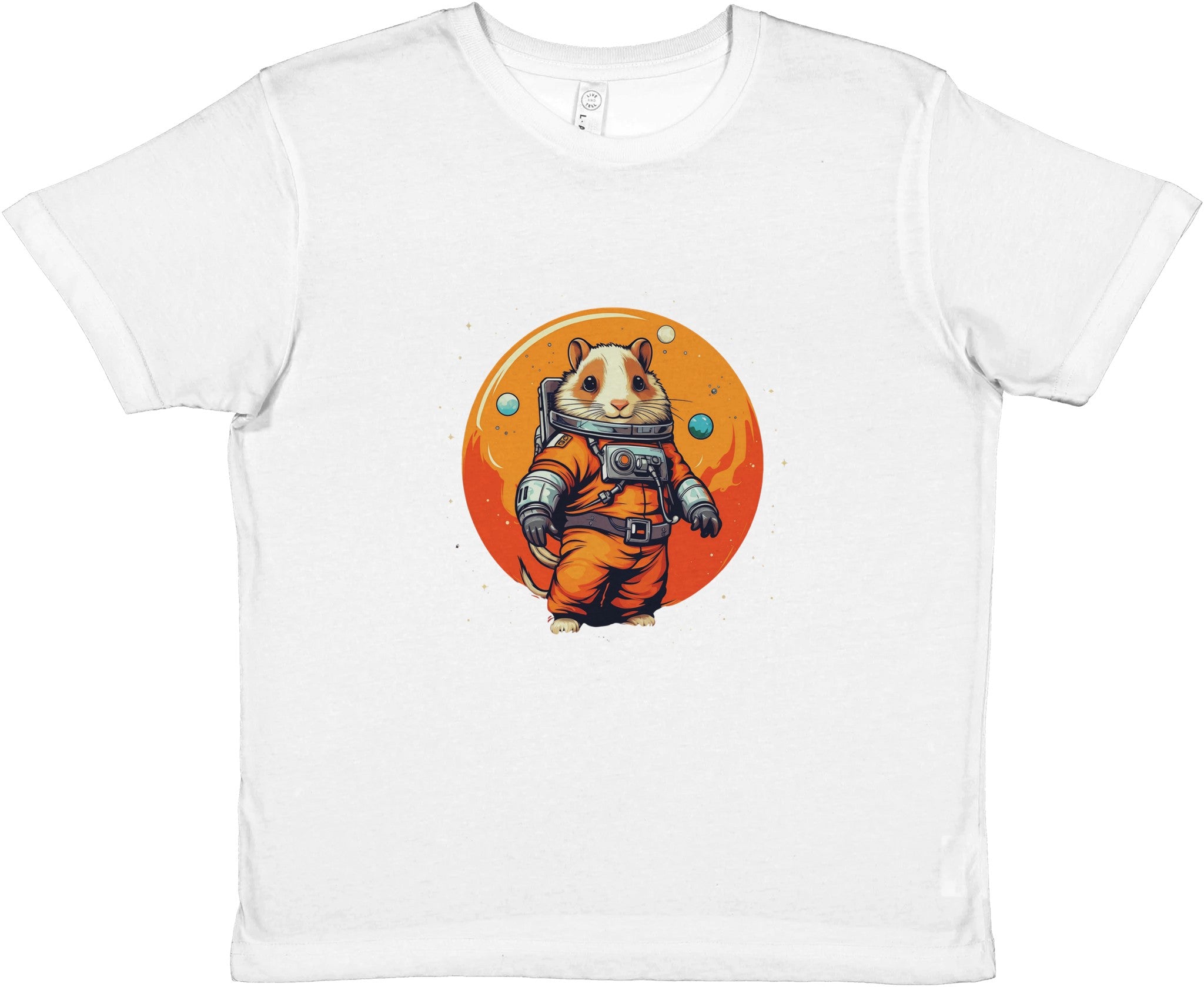 Cosmic Hamster Voyager Kids Crewneck T-shirt - Optimalprint