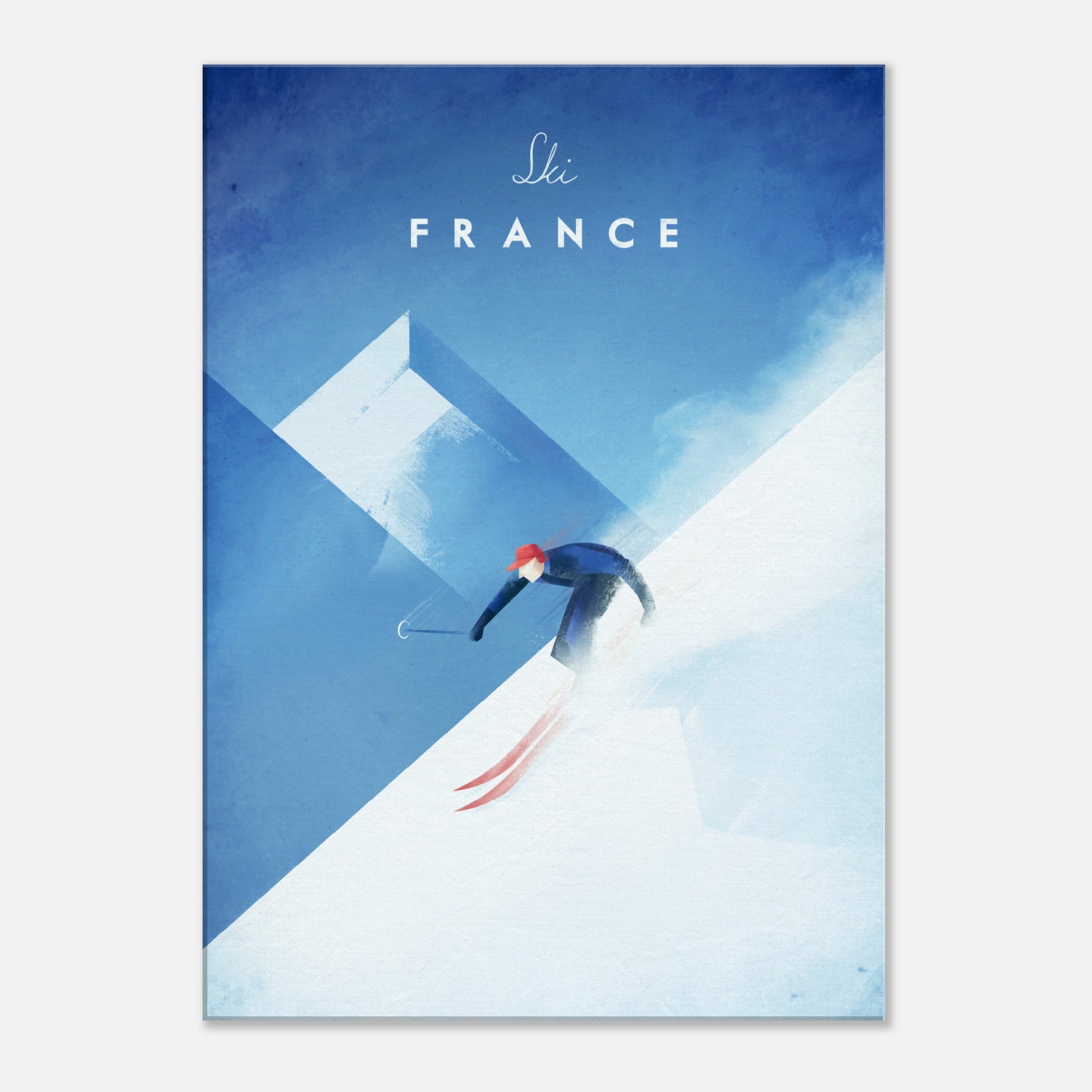 Ski France Canvas