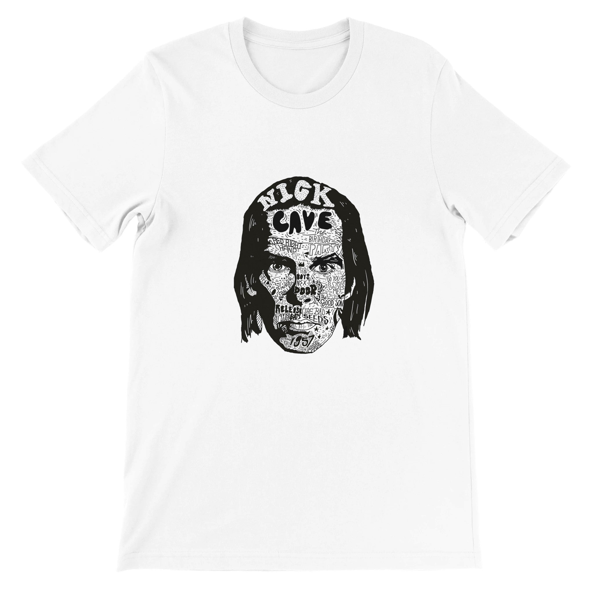 Camiseta con cuello redondo de Nick Cave