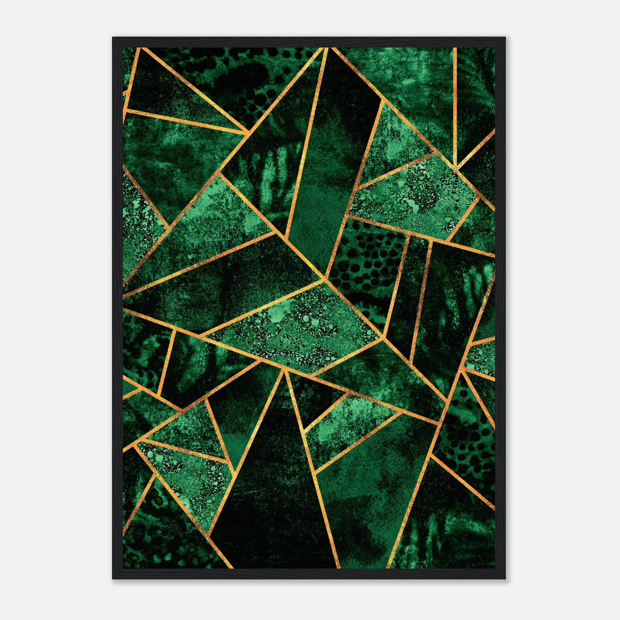 Deep Emerald Stone Poster