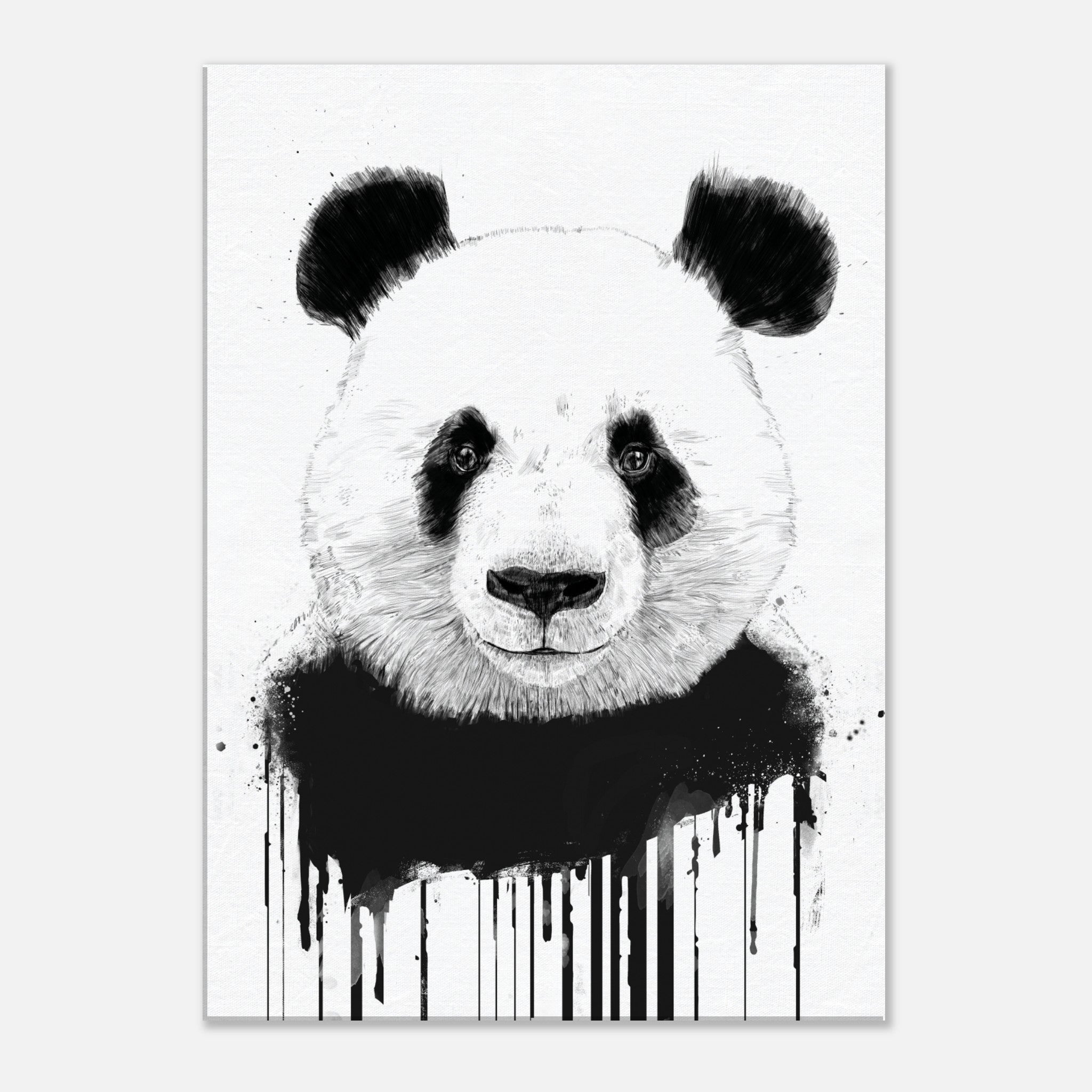 Lienzo Graffiti Panda