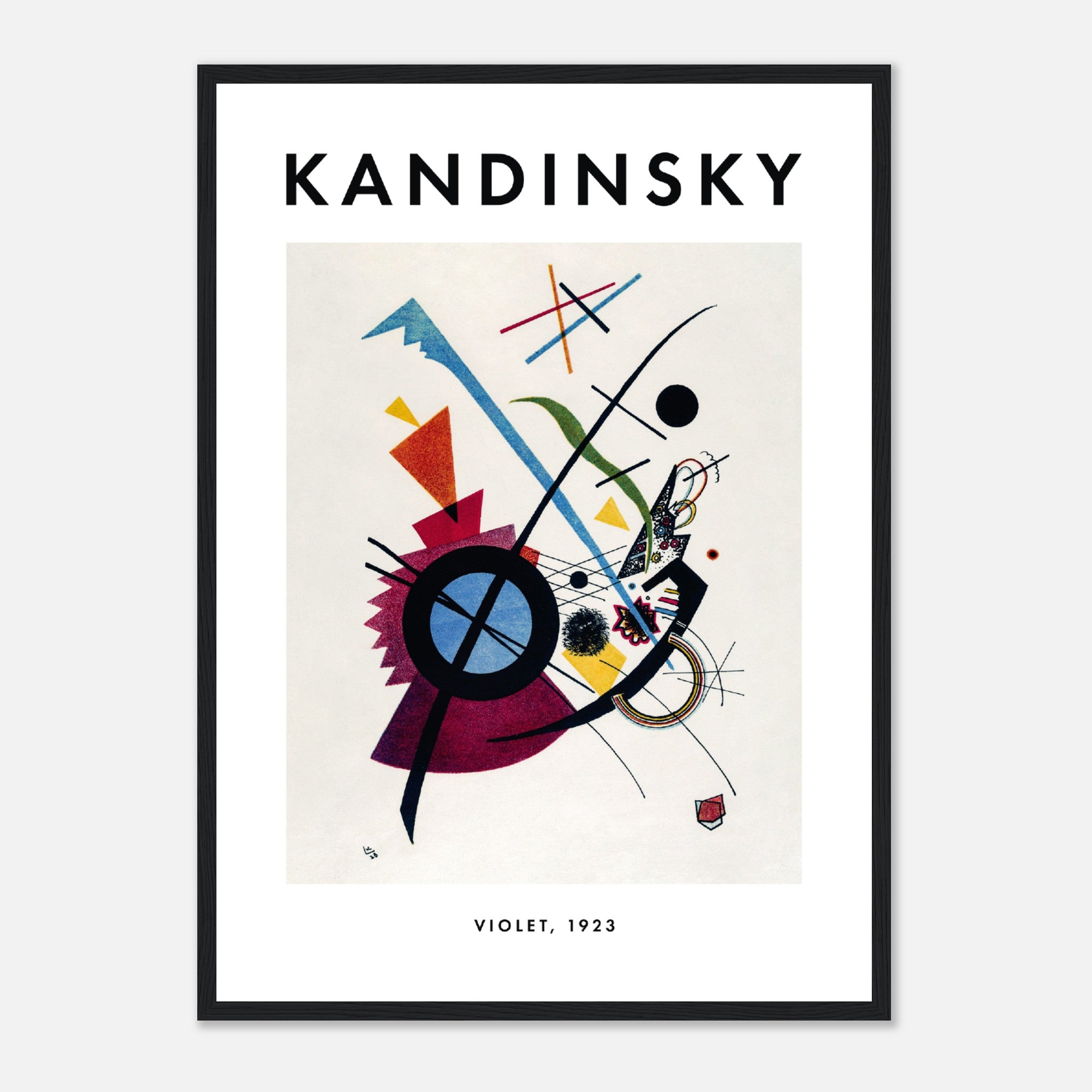 Kandinsky - Violeta Póster