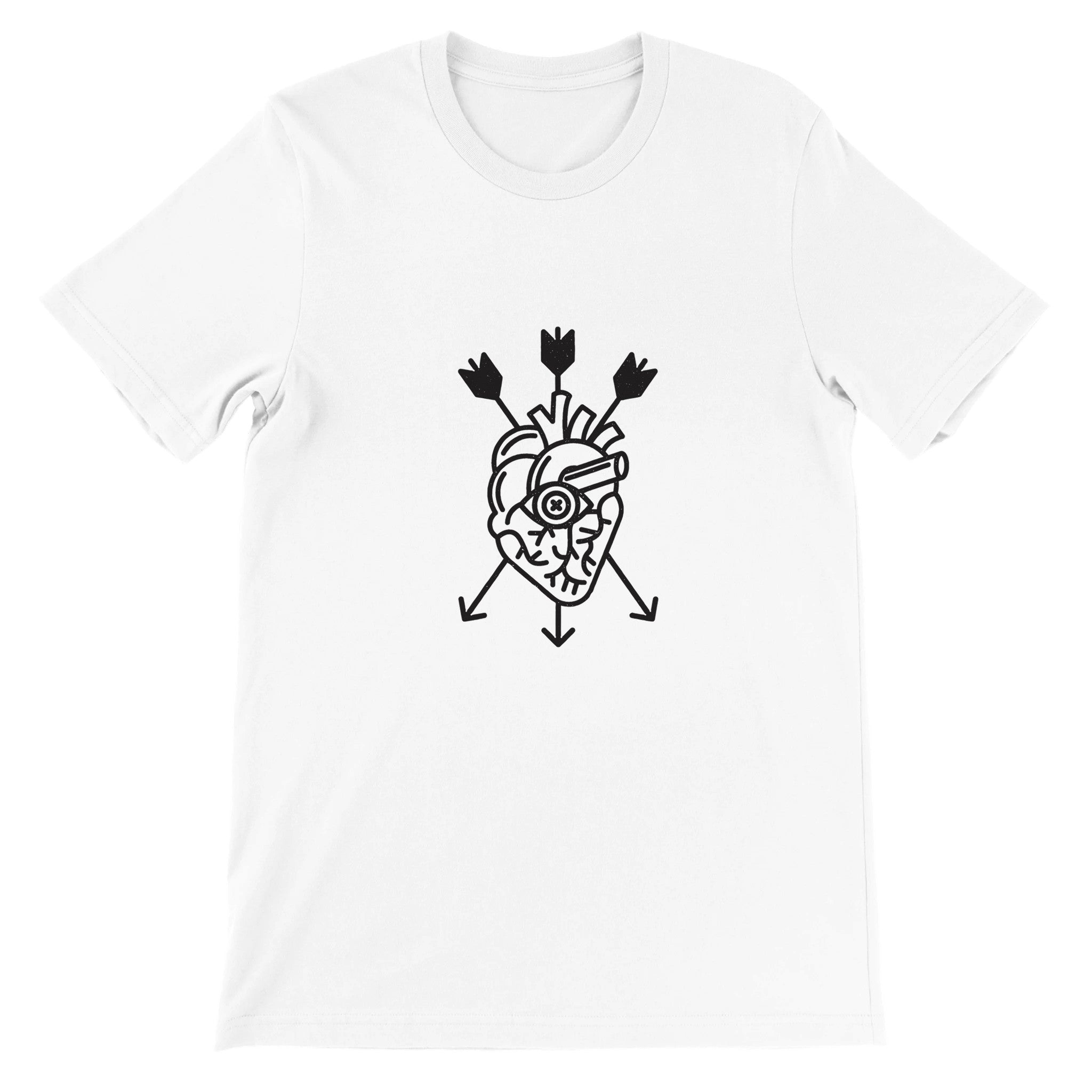 HEART SIGHT PAIN Crewneck T-shirt - Optimalprint