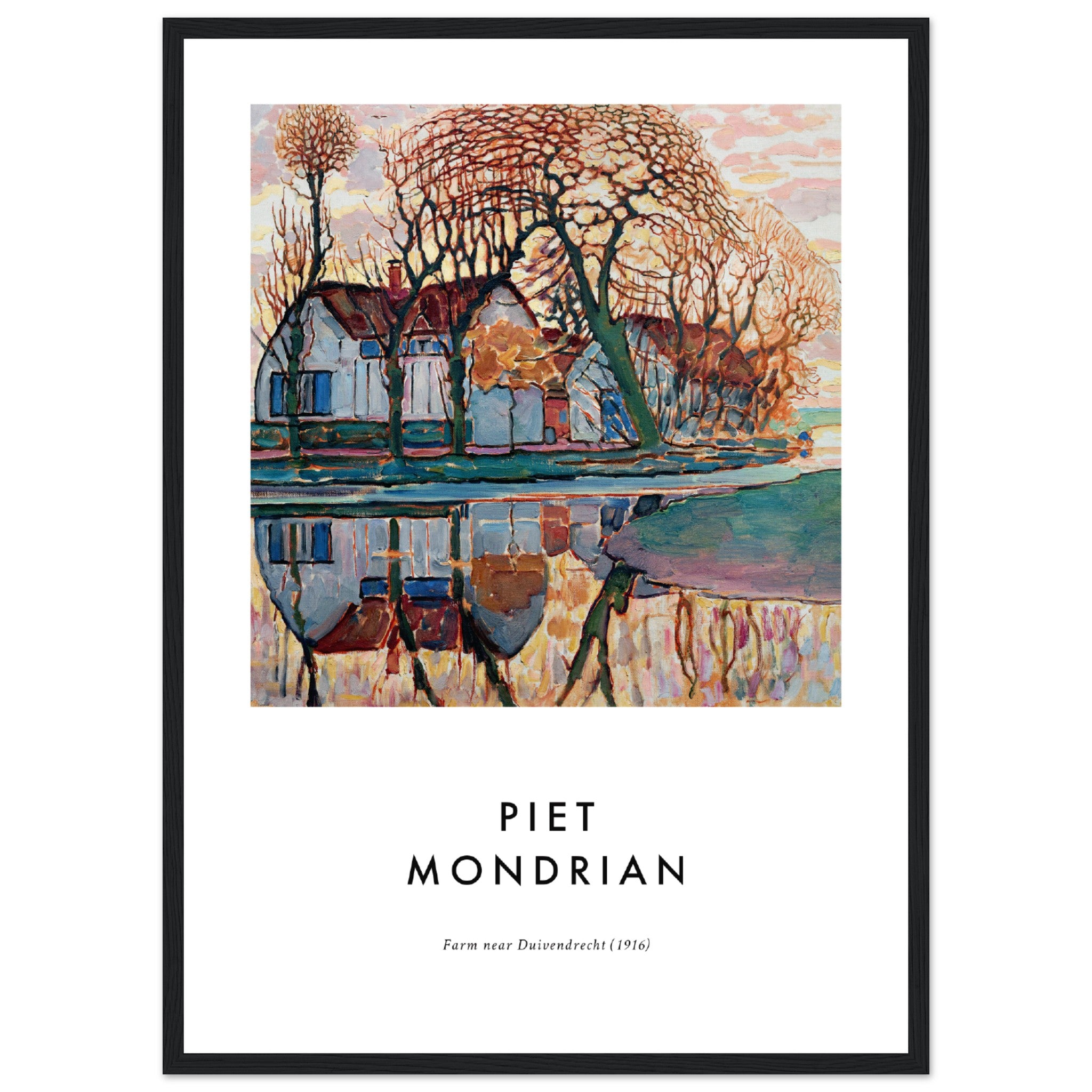 Mondrian Landscape Poster