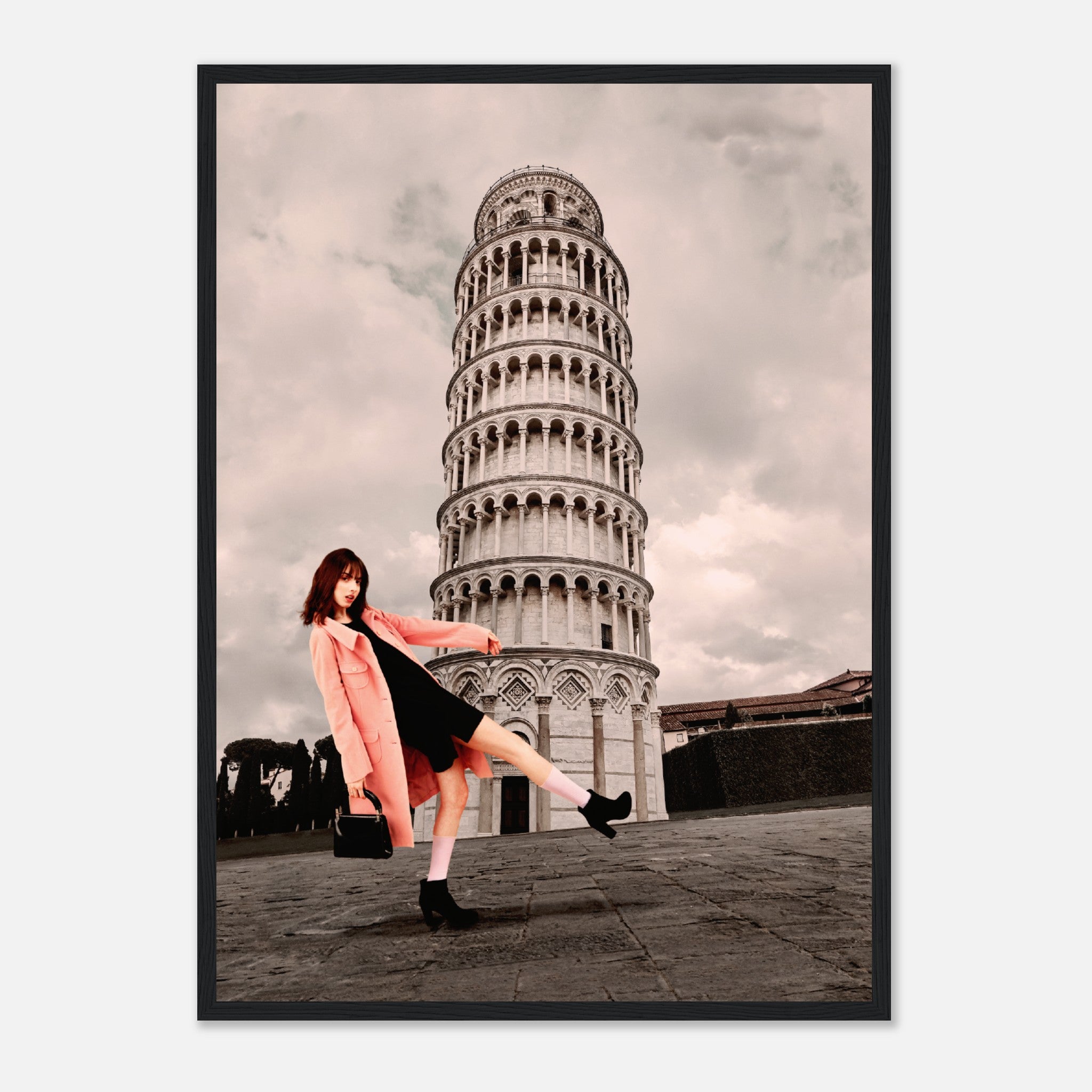 Póster Gente inclinada de Pisa