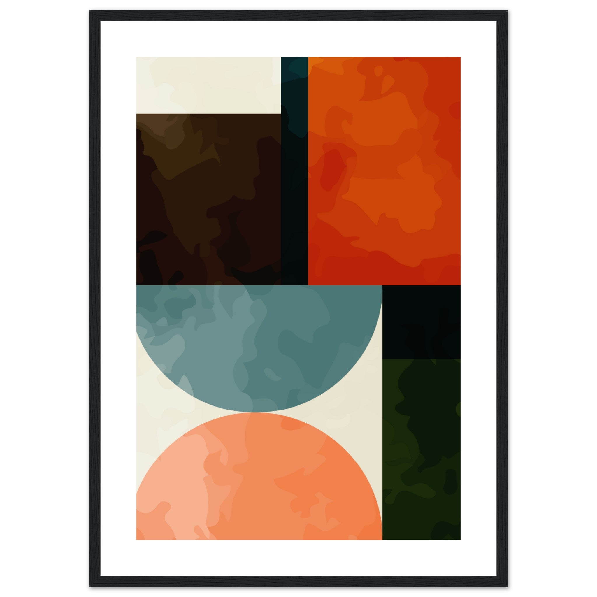 Vintage Style Abstract No.2 Poster
