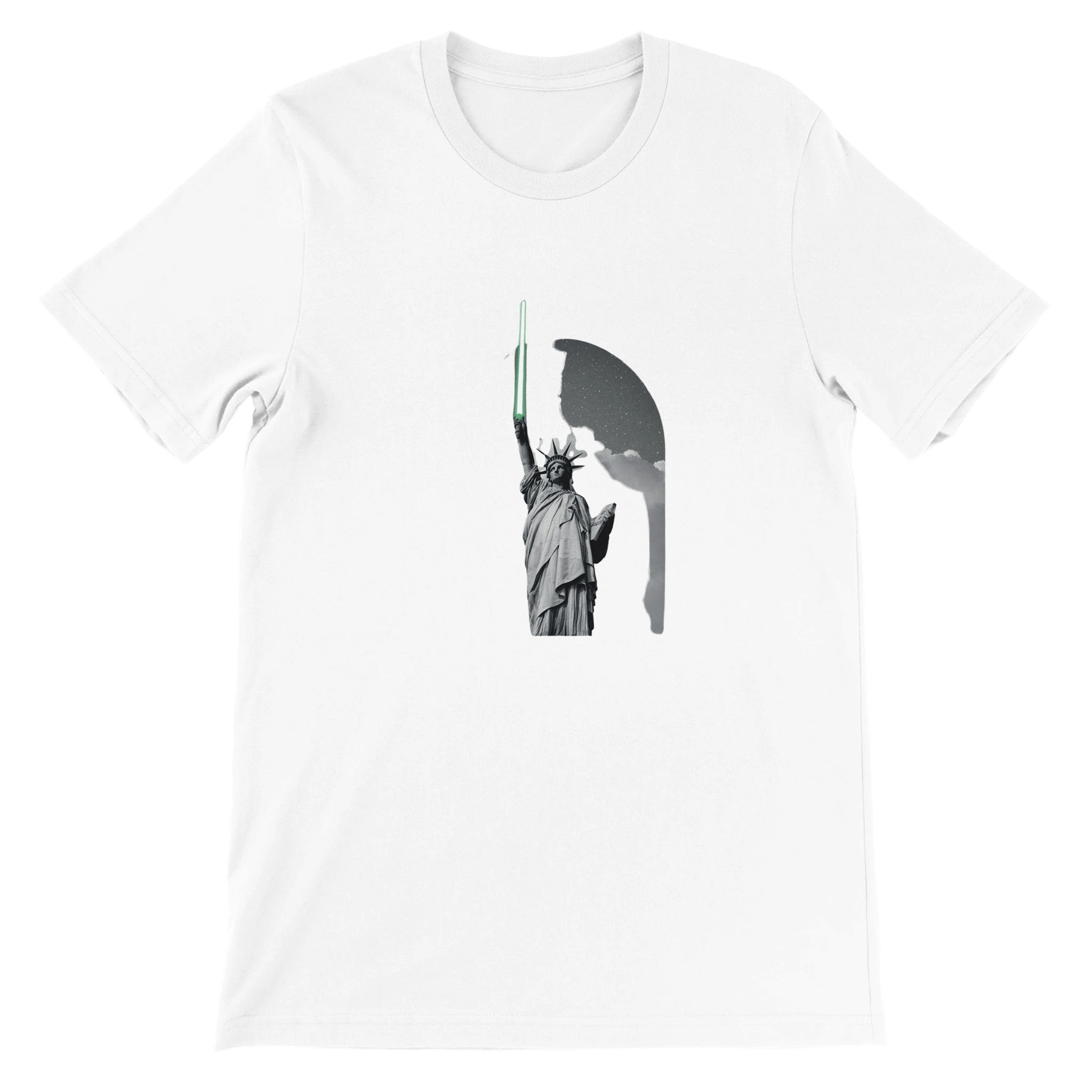 Statue Of The Force Crewneck T-shirt - Optimalprint