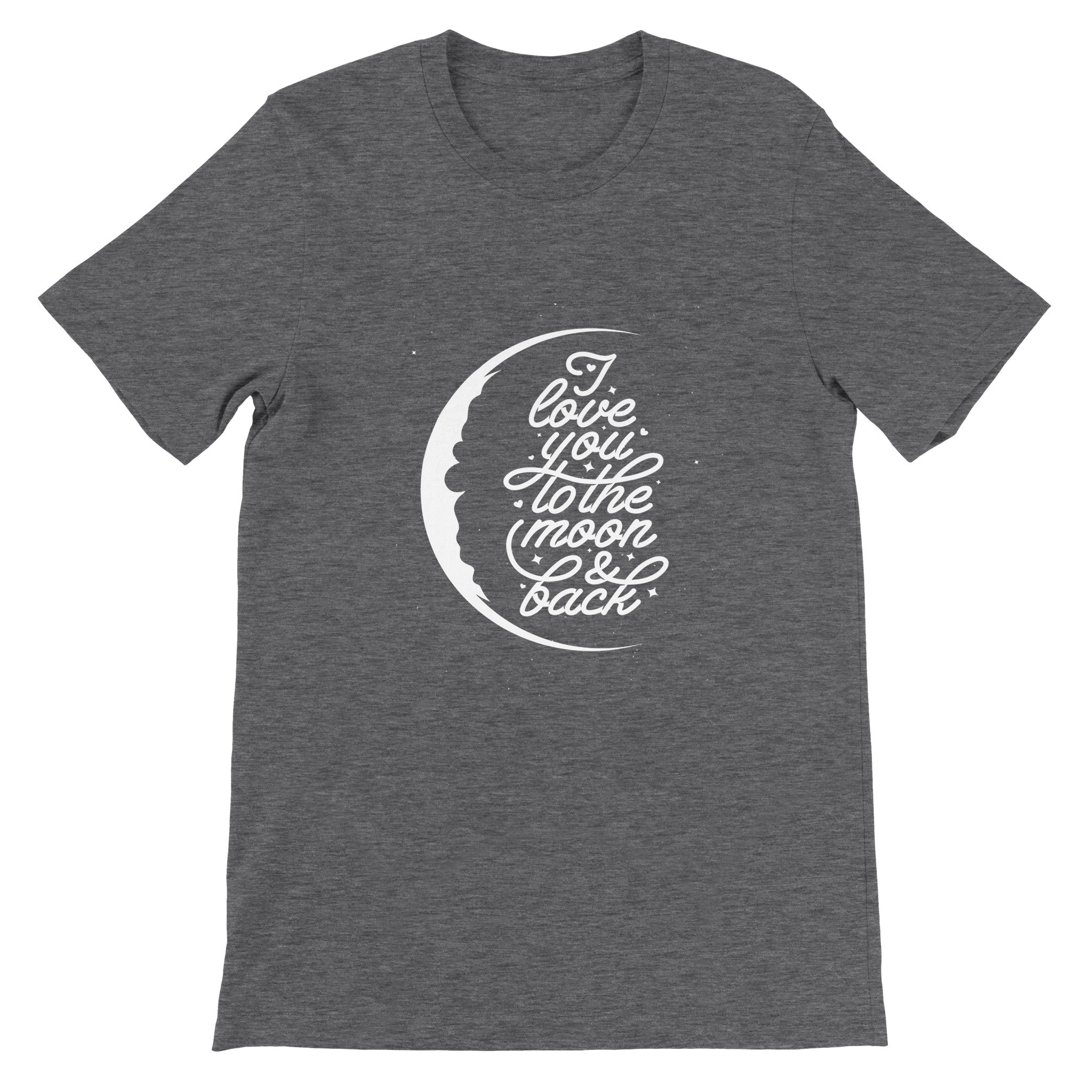 I love you to the moon and back Crewneck T-shirt - Optimalprint