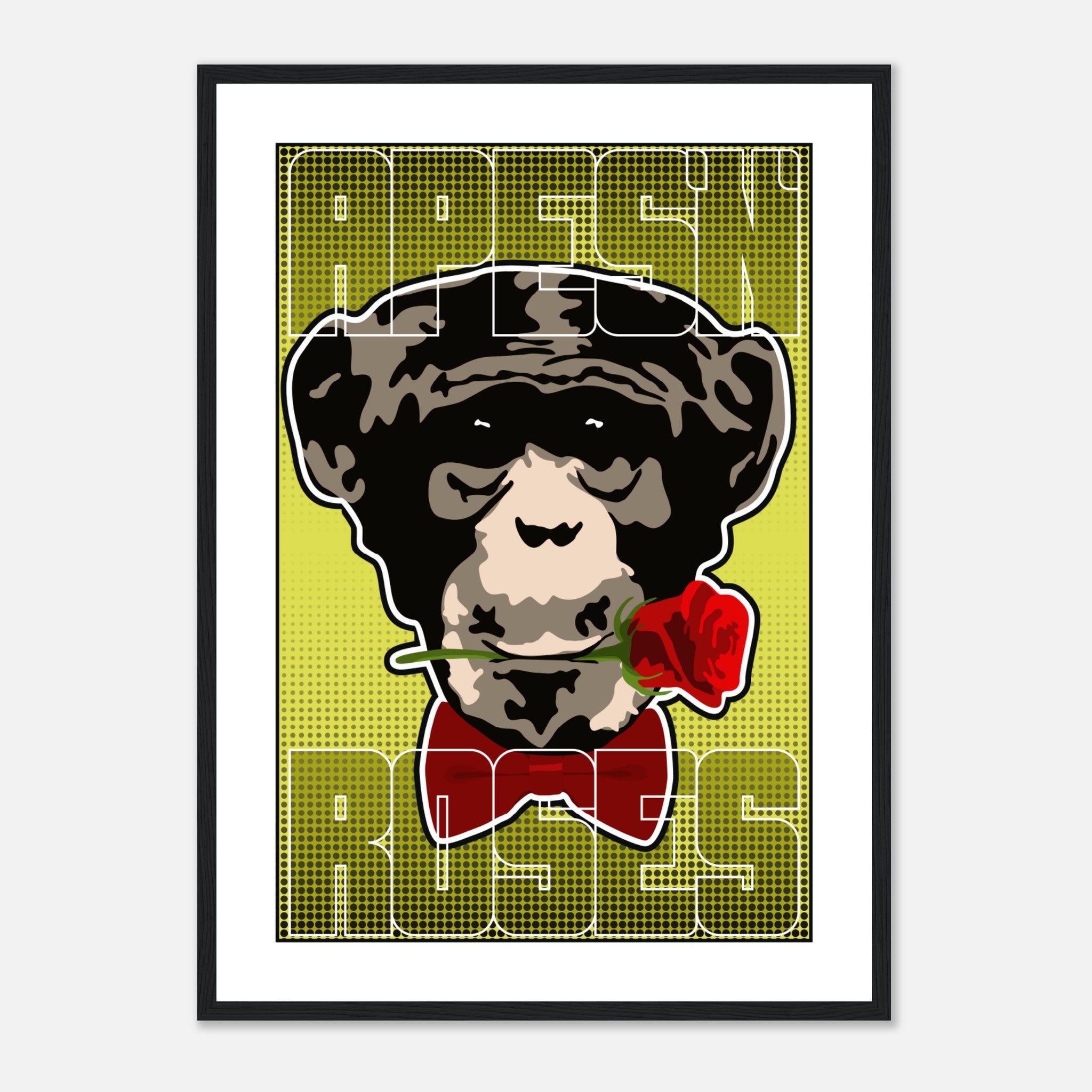 Apes N Roses 1 Poster