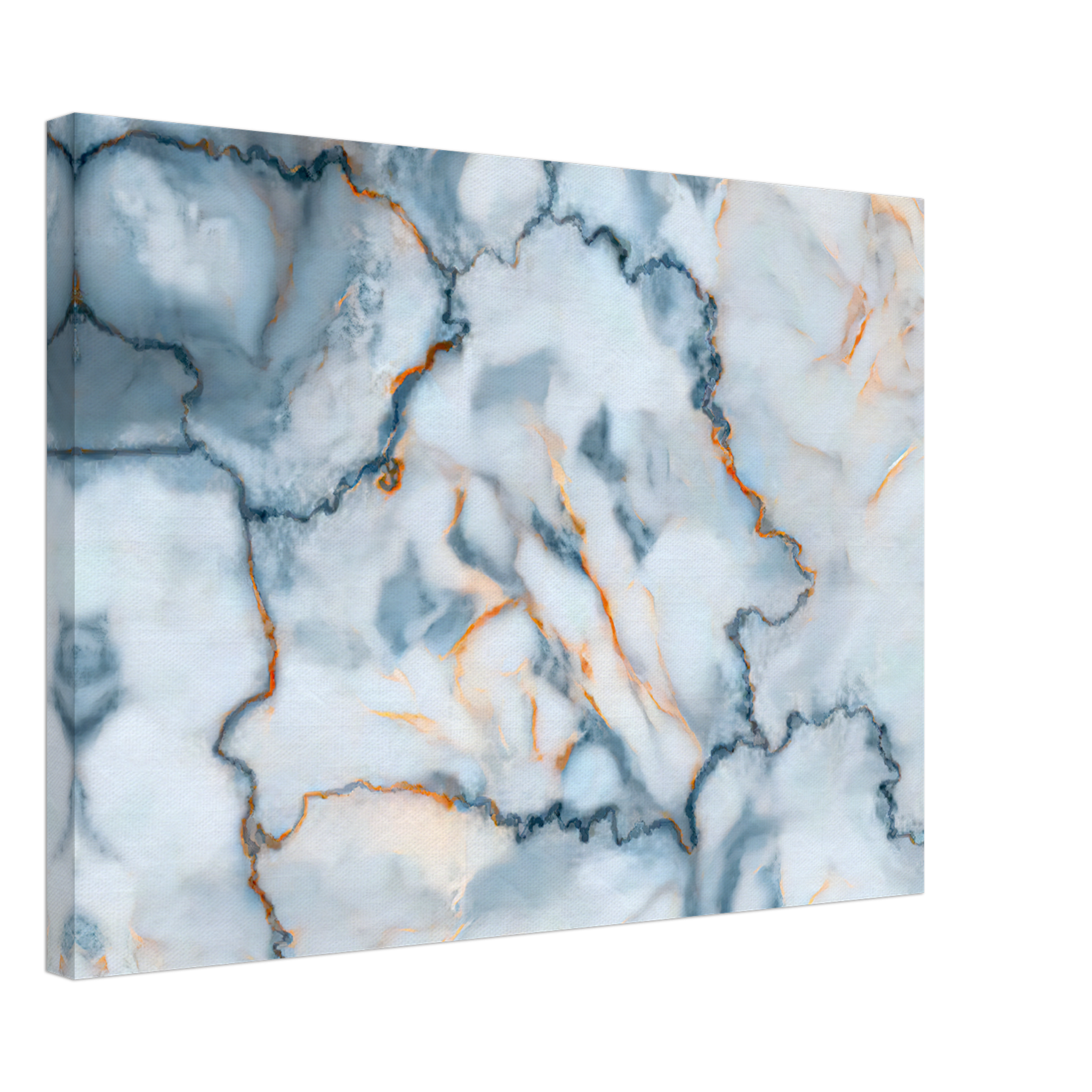 Belarus Marble Map Canvas