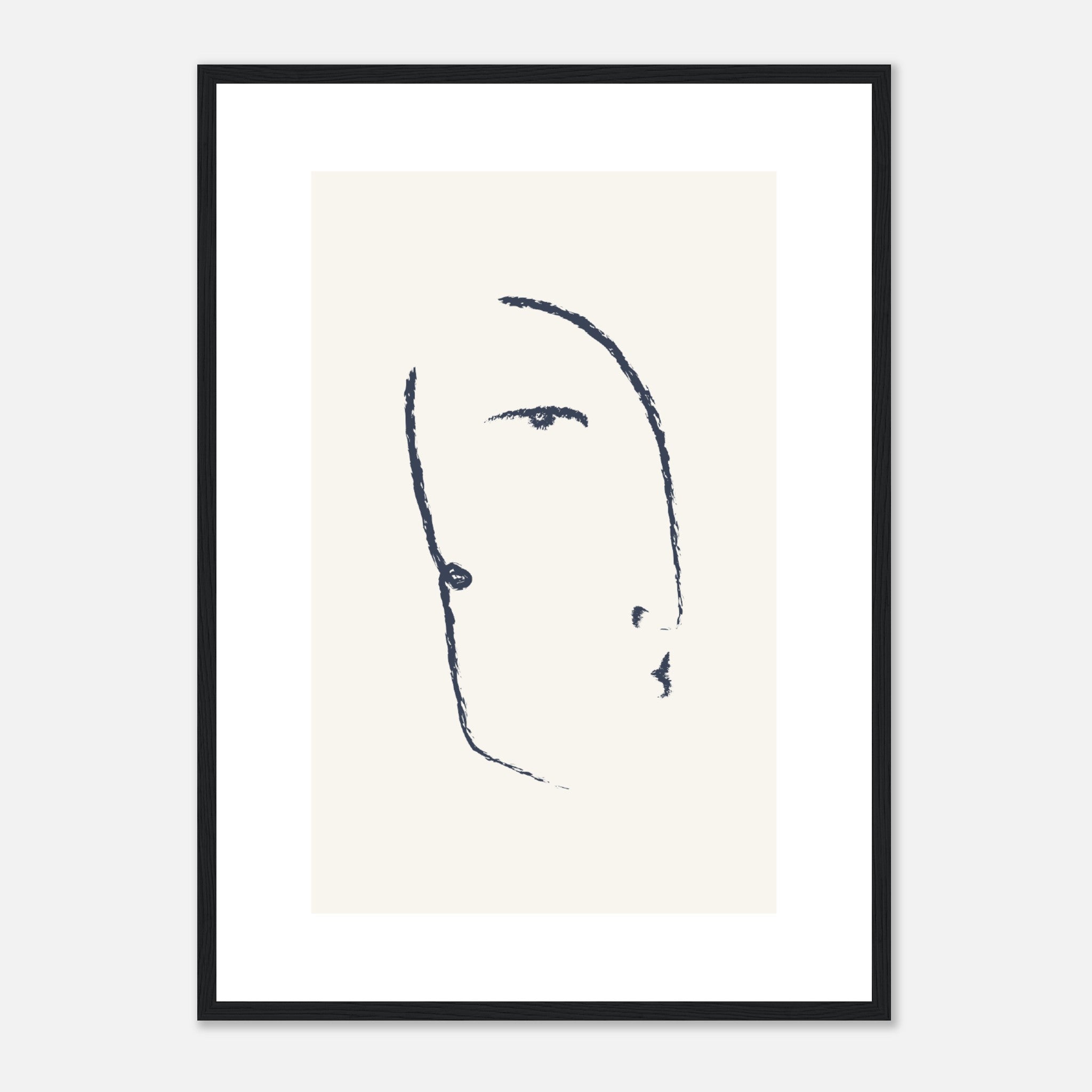 Abstract Face 2 Poster