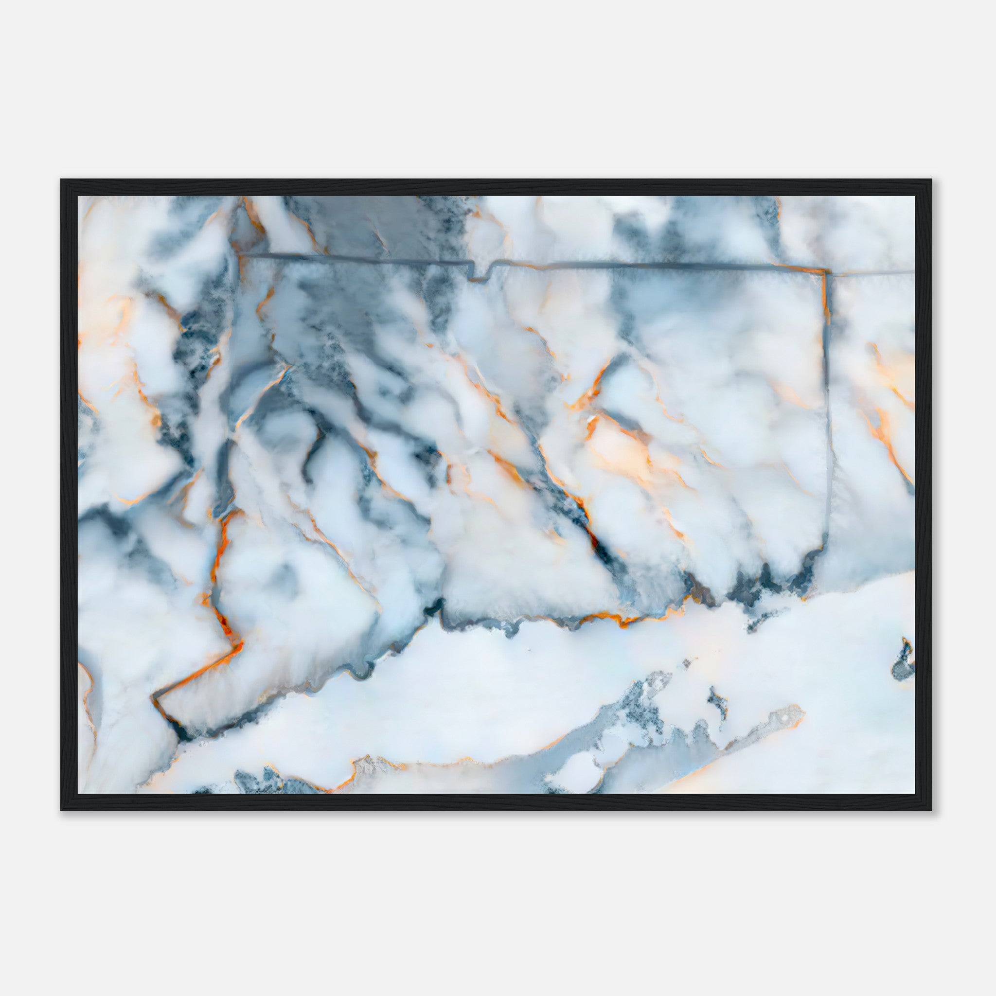 Connecticut Marble Map Poster