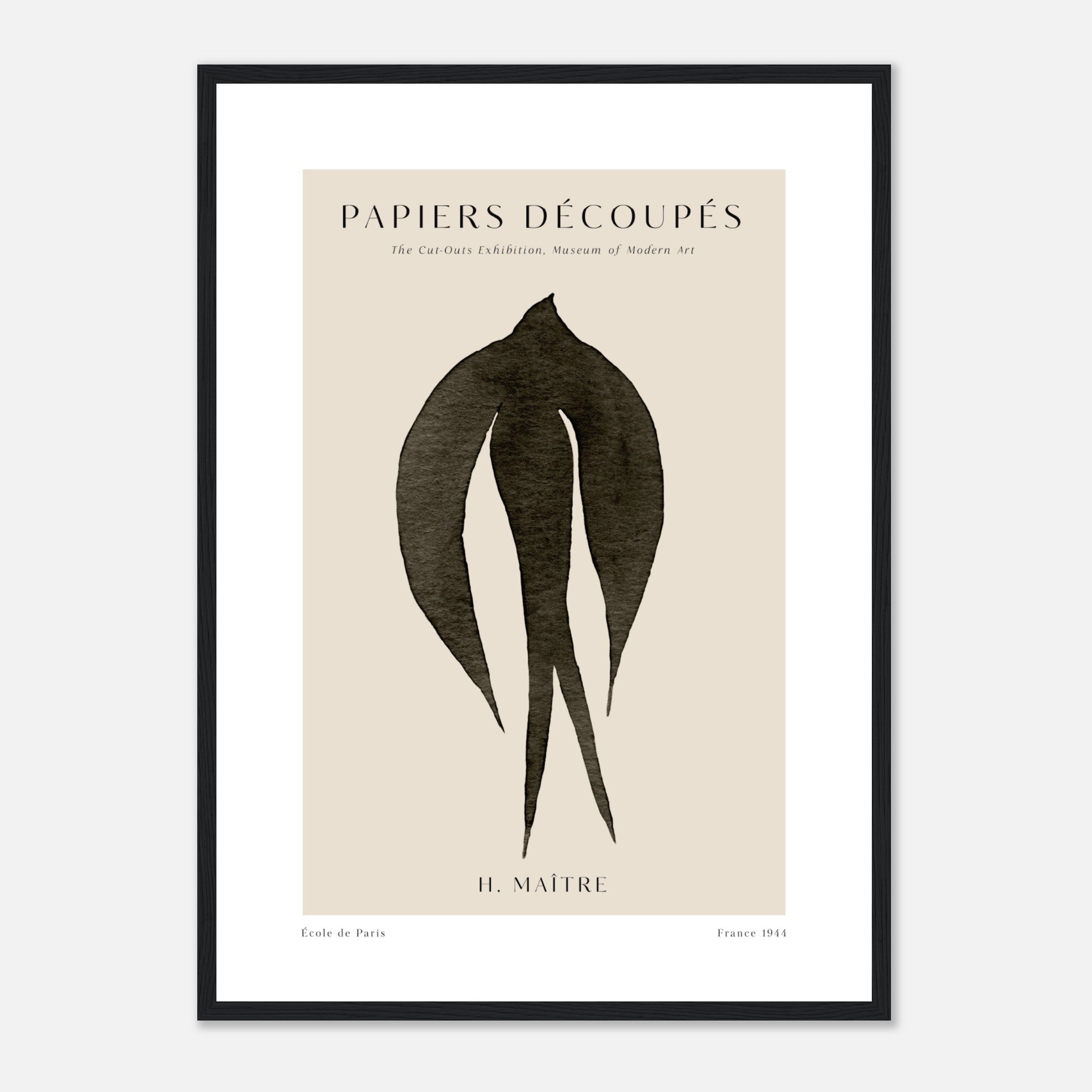 Matisse Papiers Decoupes No. 11 Póster