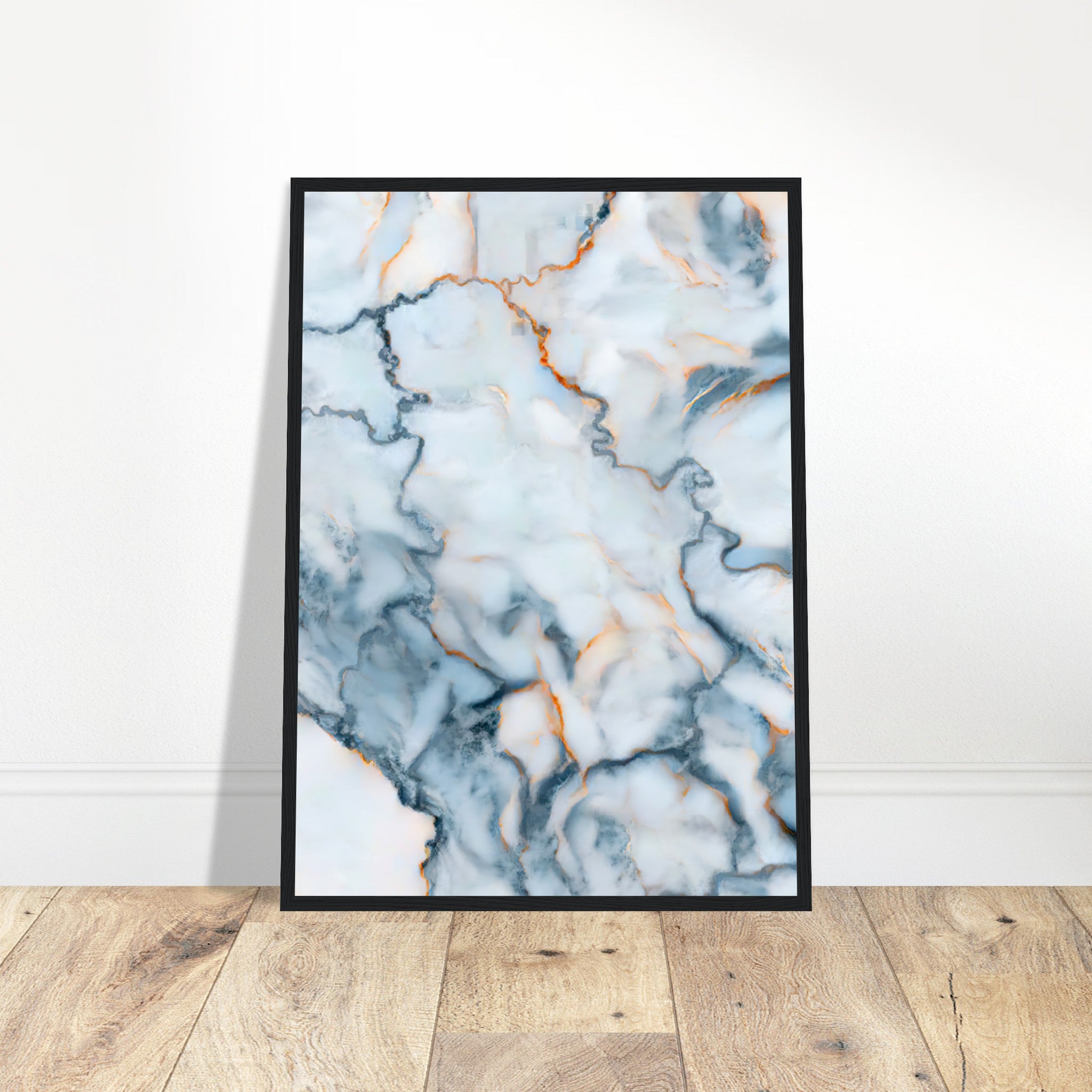 Serbia Marble Map Poster
