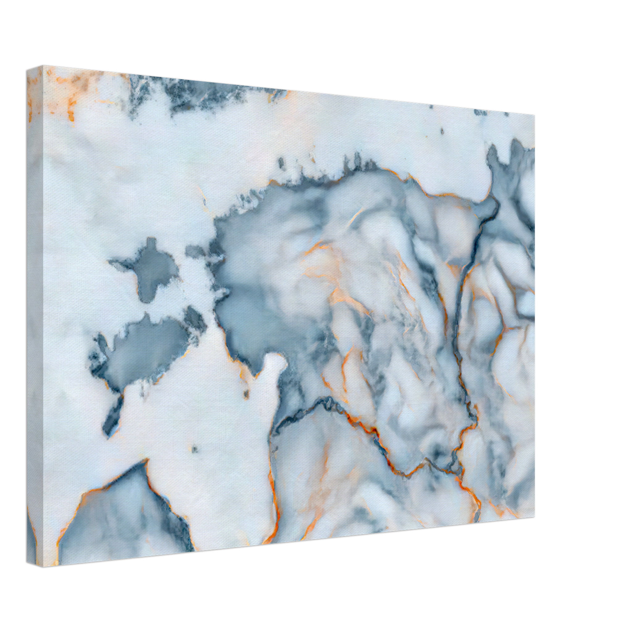 Estonia Marble Map Canvas