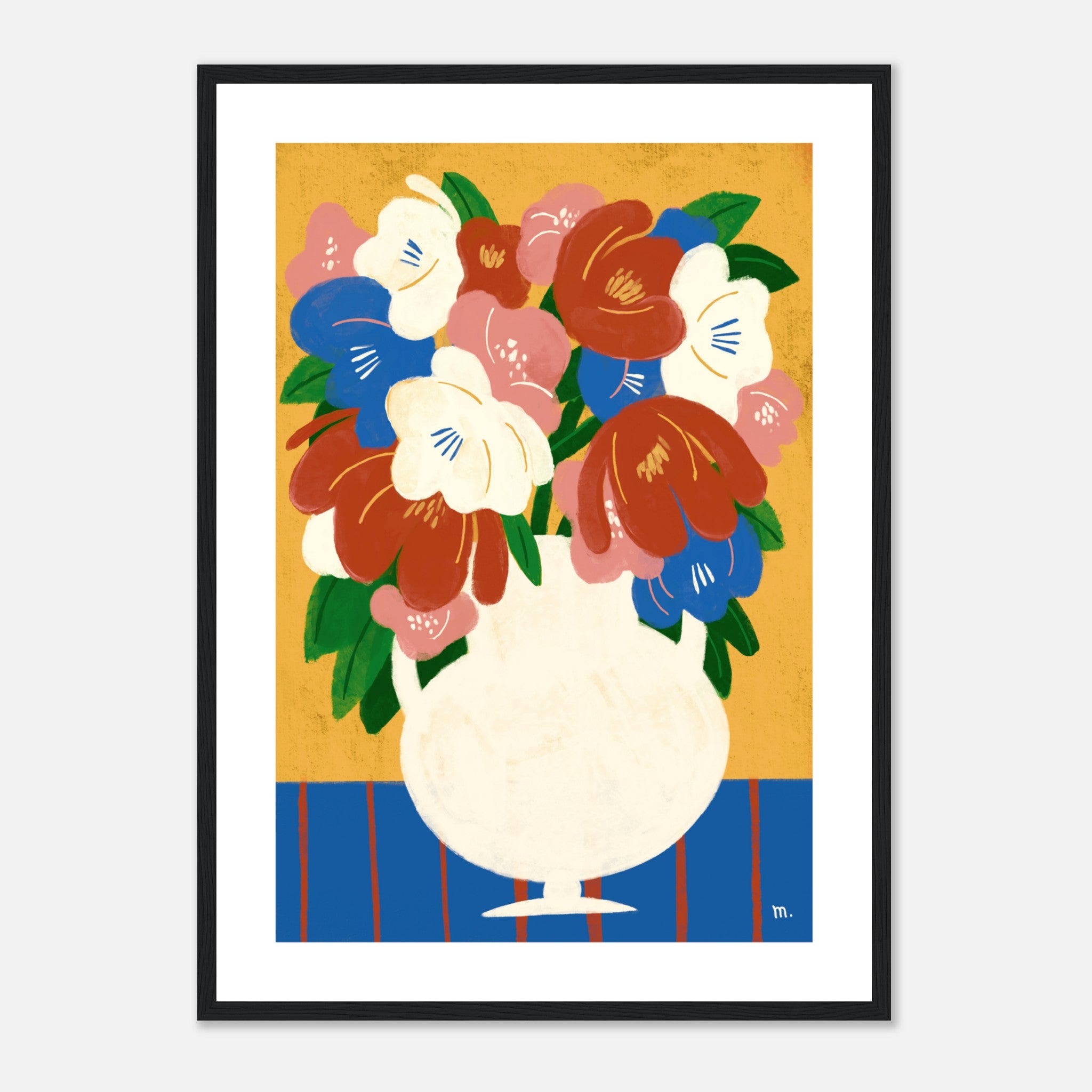 Colorful Vase Poster