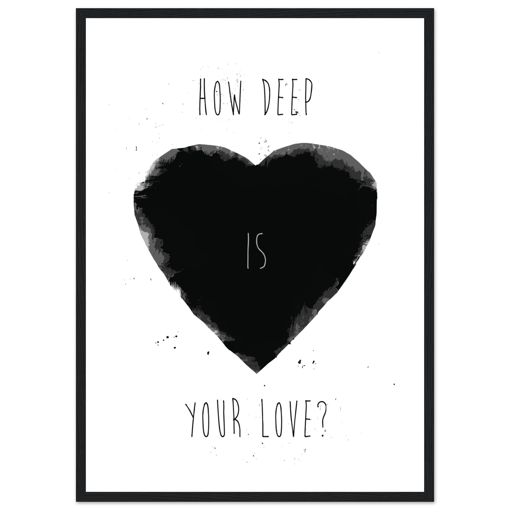 ¿Qué tan profundo es tu amor? Póster