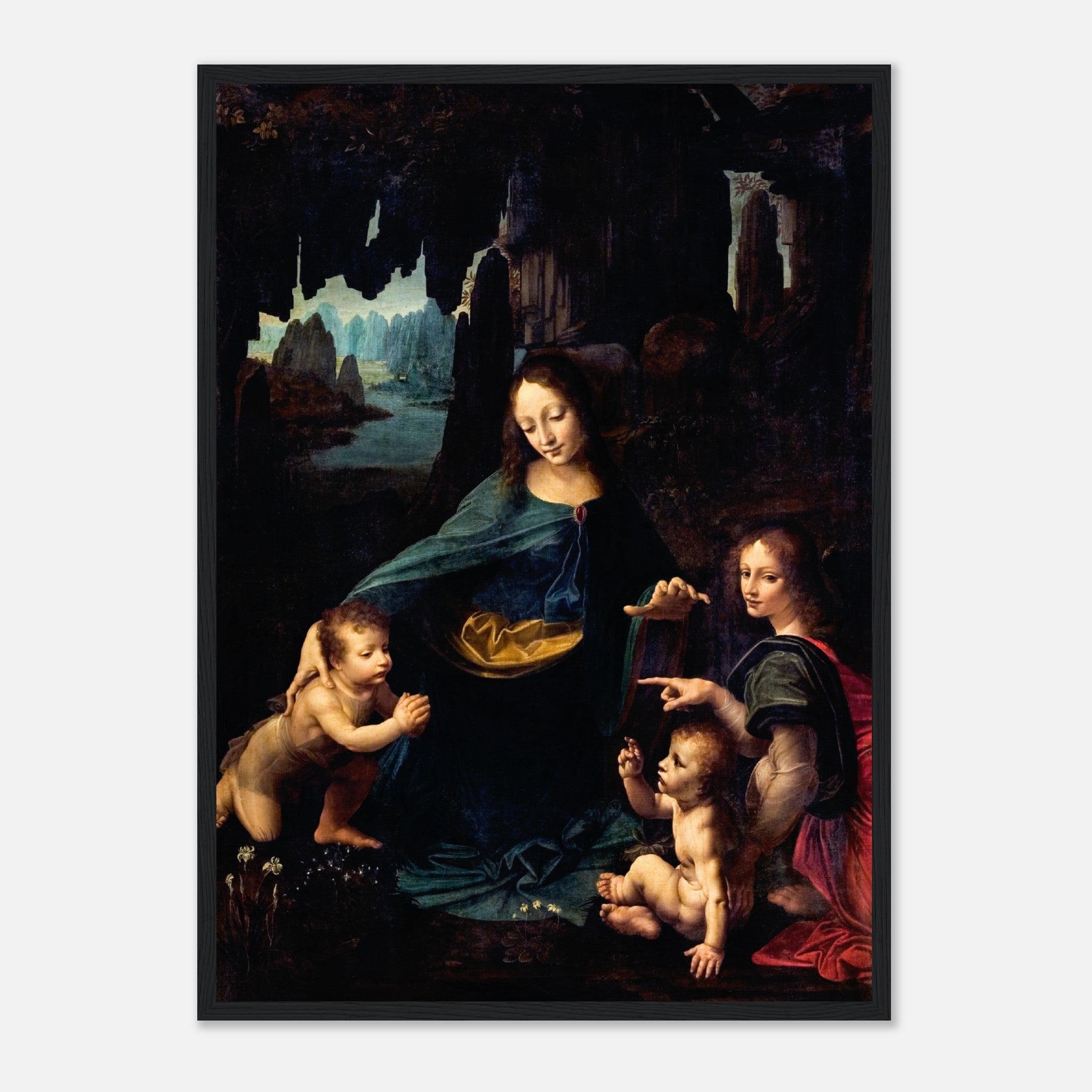 The Virgin of the Rocks (1601-1700) Poster