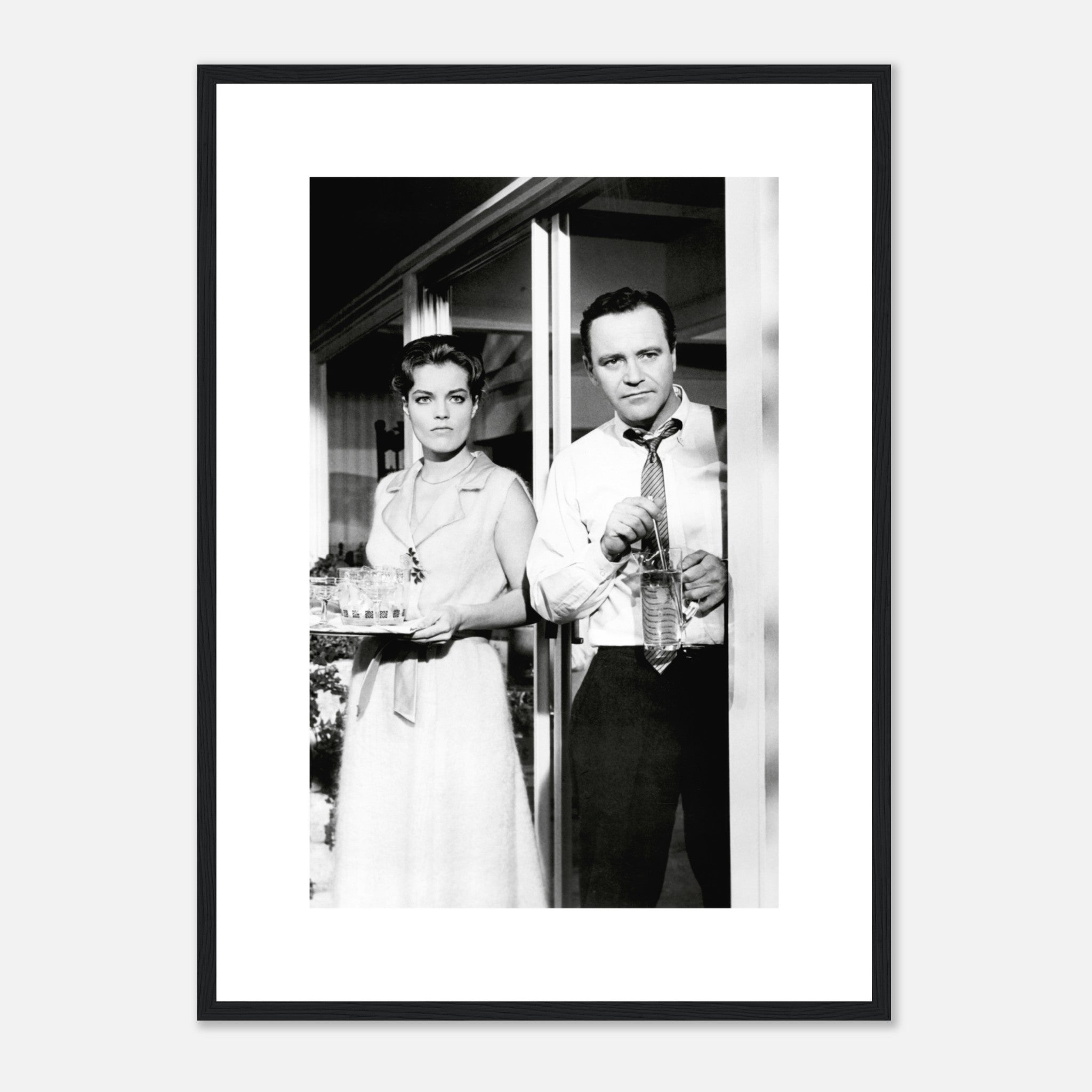 Romy Schneider And Jack Lemmon Poster