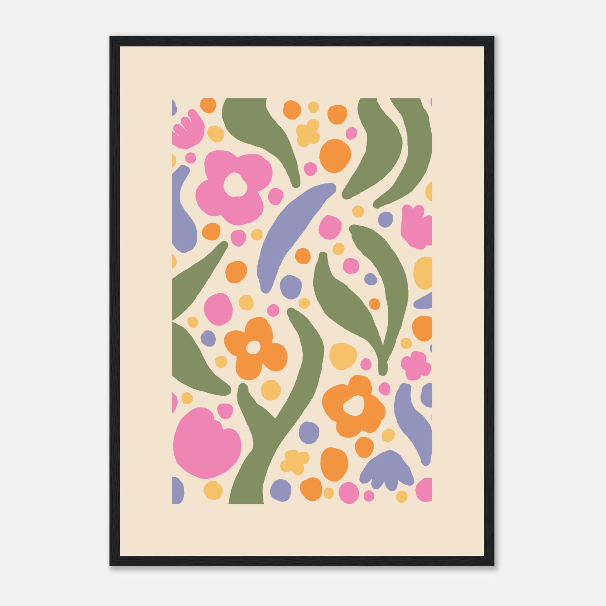 Bold Abstract Floral Poster