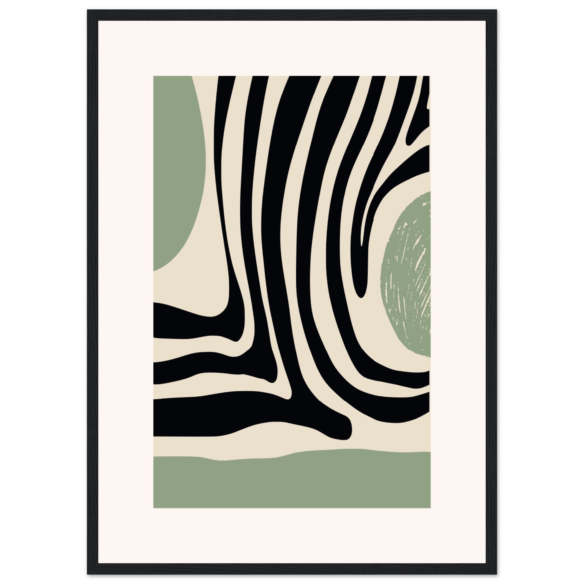 Póster Verde No2 inspirado en Matisse
