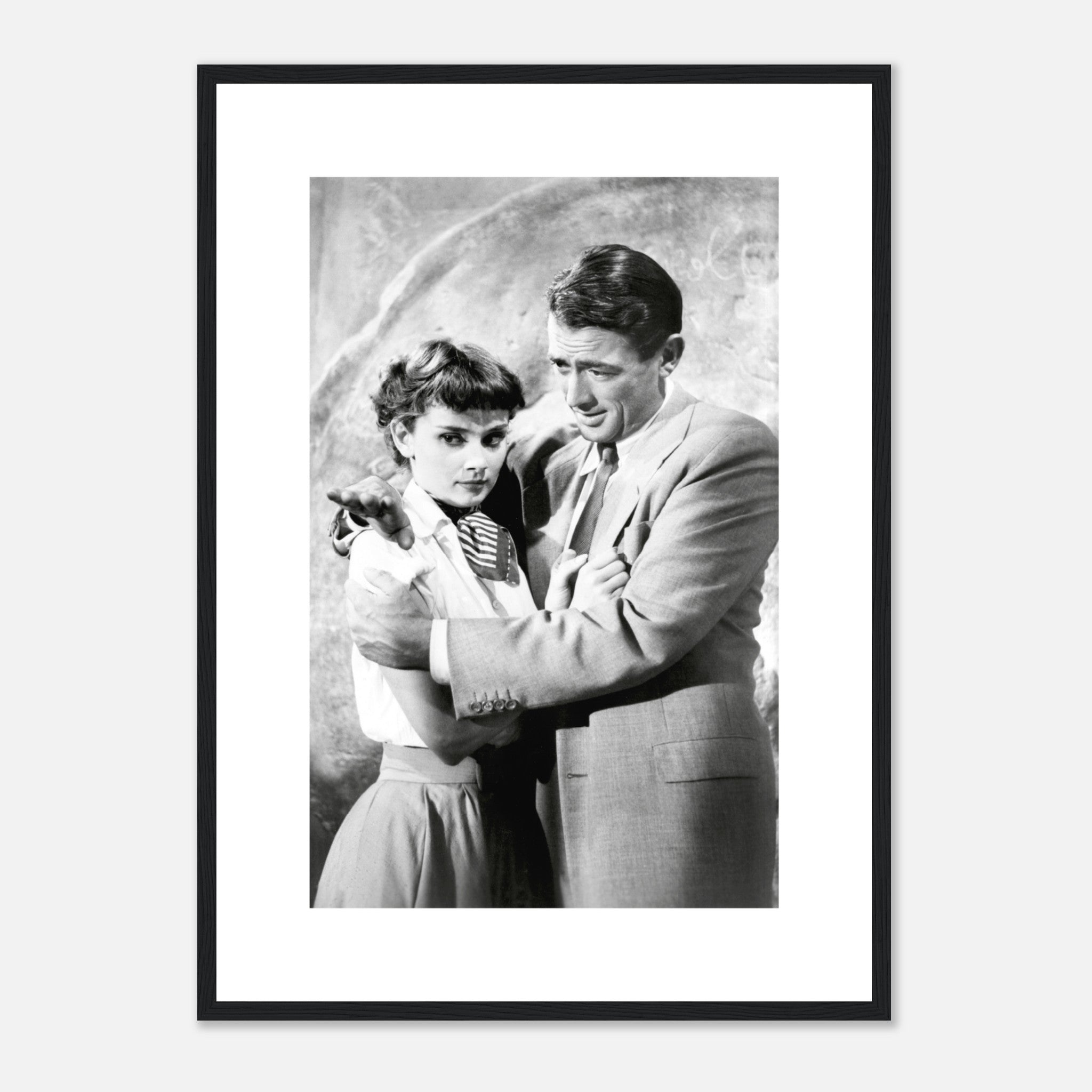 Audrey Hepburn y Gregory Peck Póster