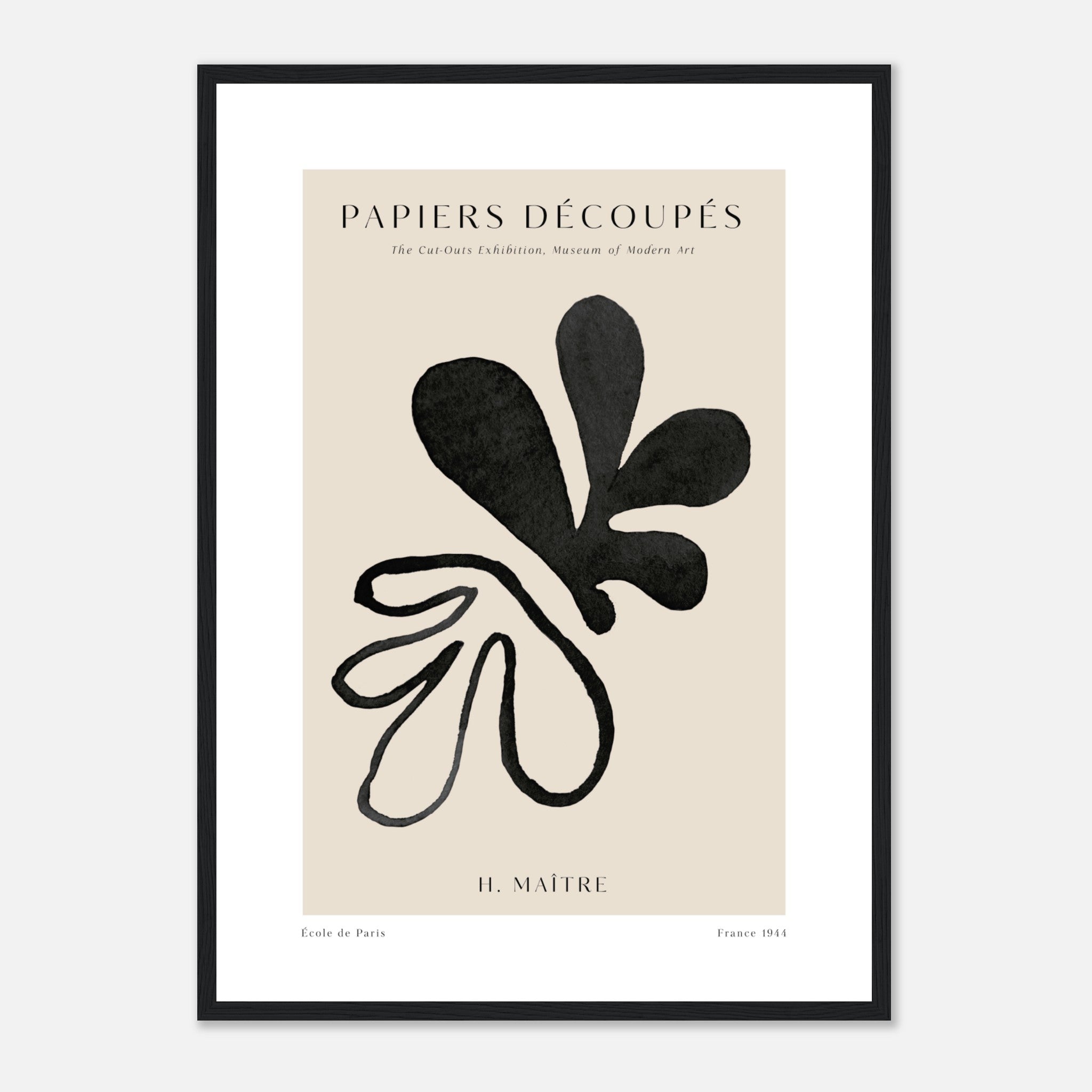 Matisse Papiers Decoupes No. 10 Póster