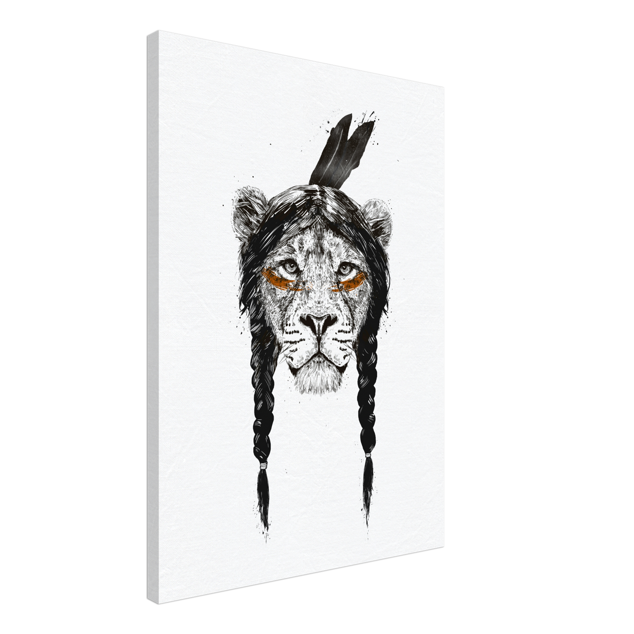 Warrior Lion Canvas