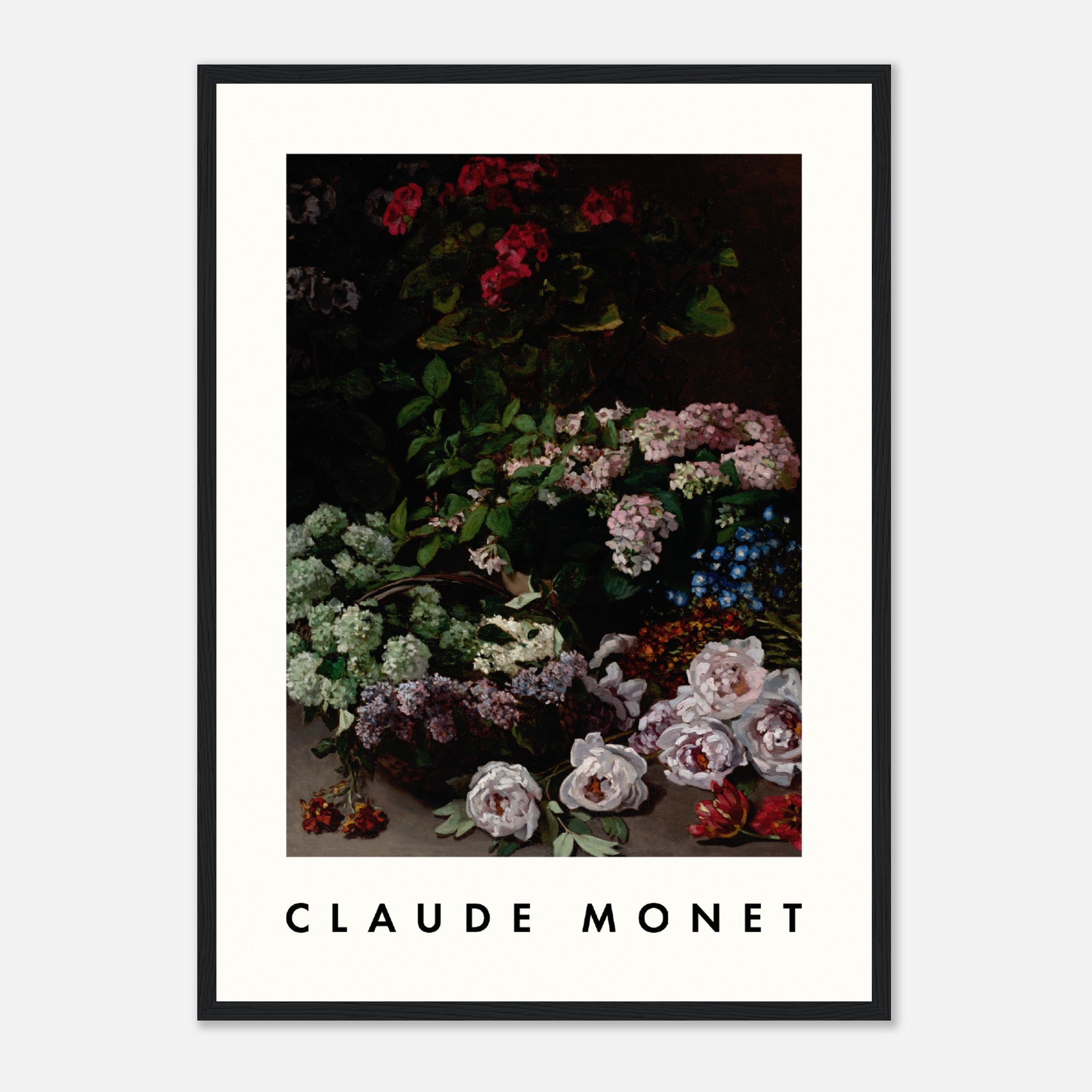 Claude Monet - Flores de primavera Póster