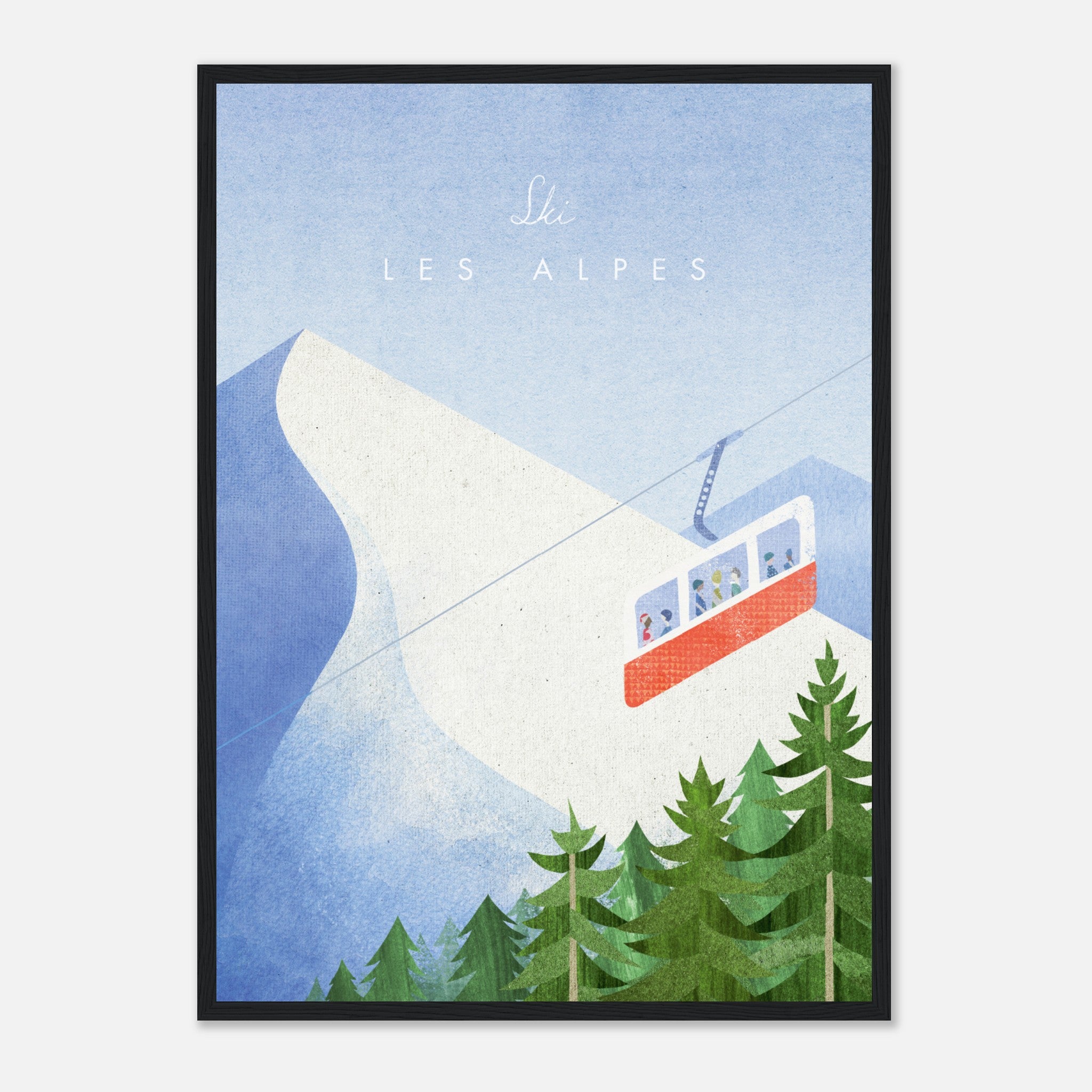 Les Alpes Poster