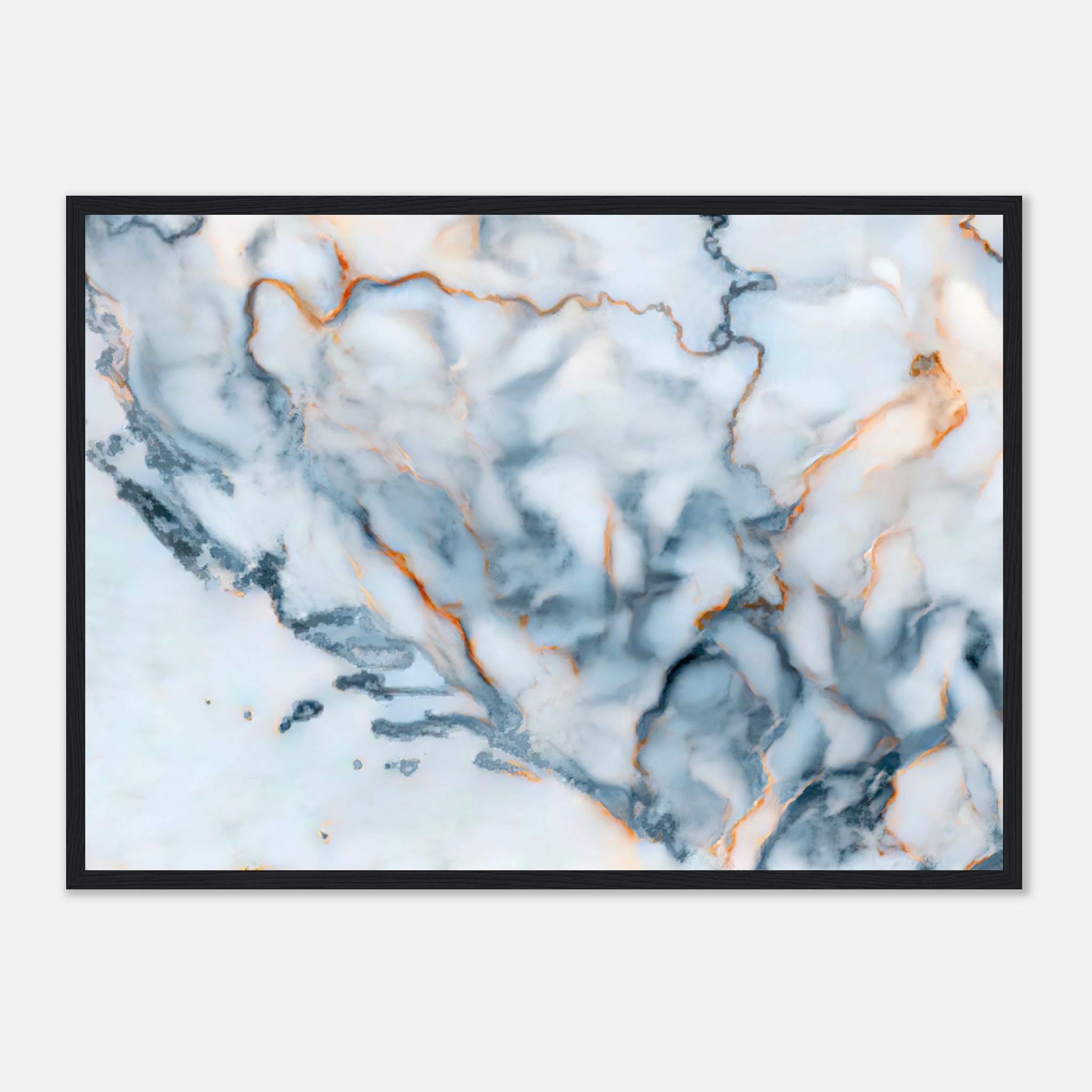Bosnia Marble Map Poster